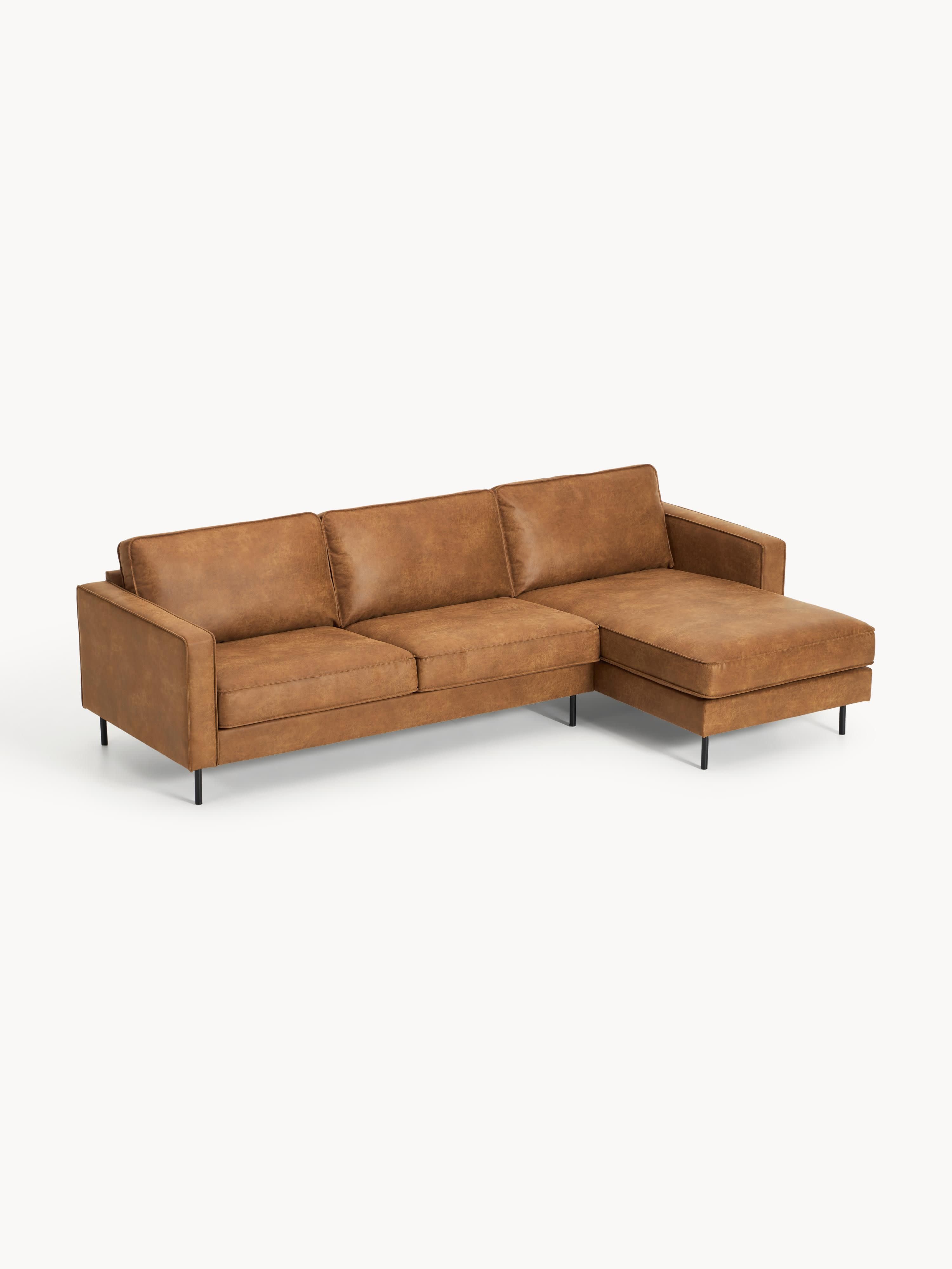 Leder-Ecksofa Hunter (3-Sitzer)