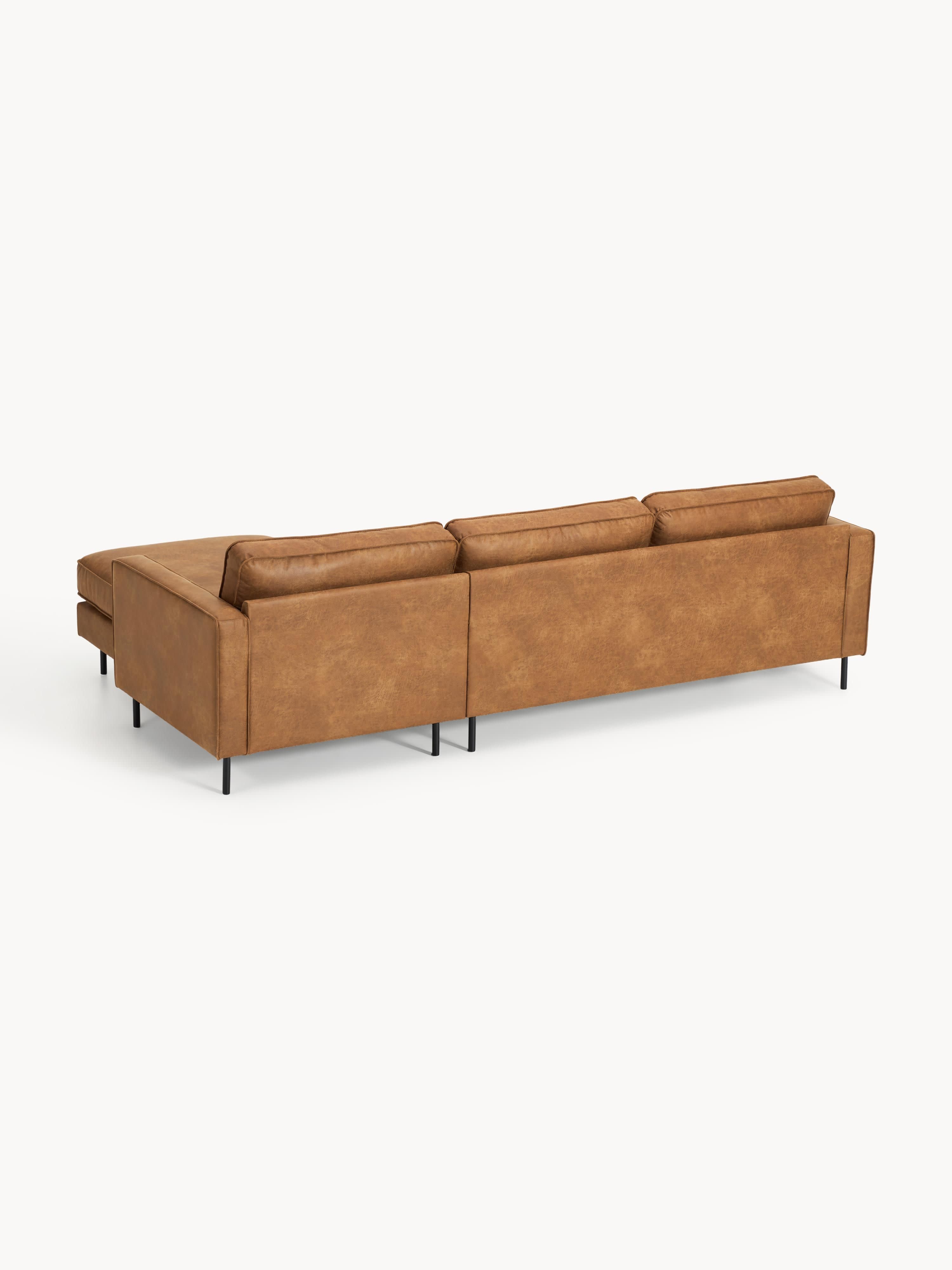 Leder-Ecksofa Hunter (3-Sitzer)