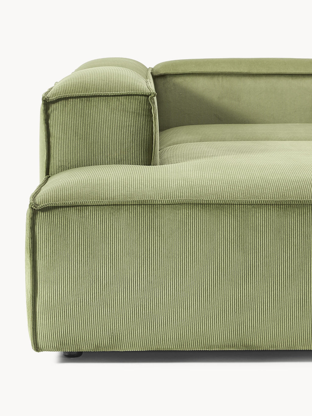 Modulares XL-Ecksofa Lennon (4-Sitzer) aus Cord