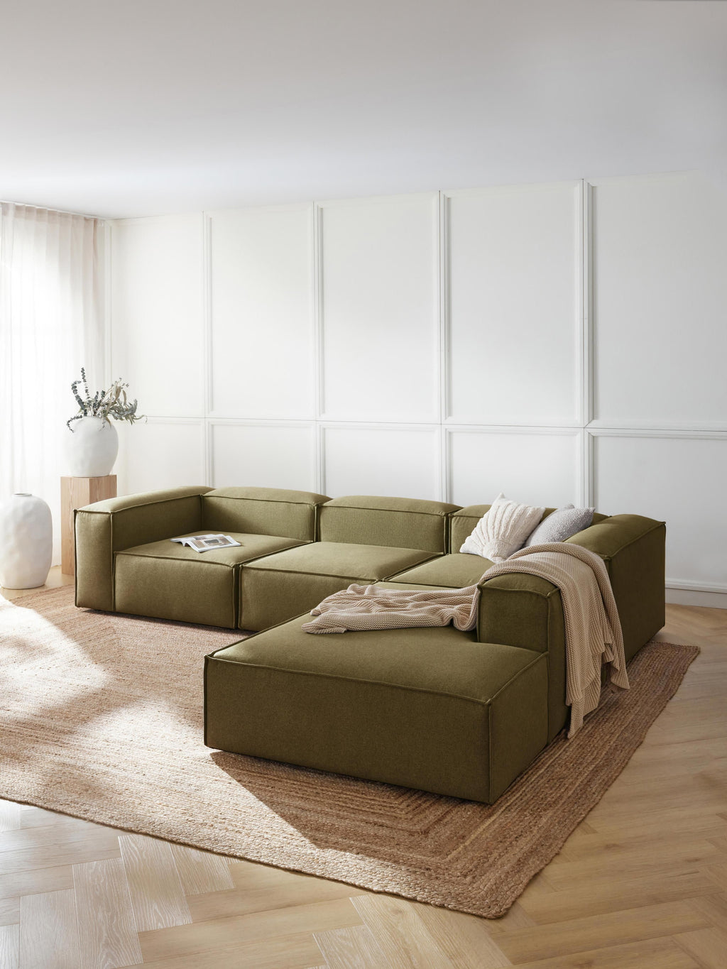 Modulares XL-Ecksofa Lennon (4-Sitzer)