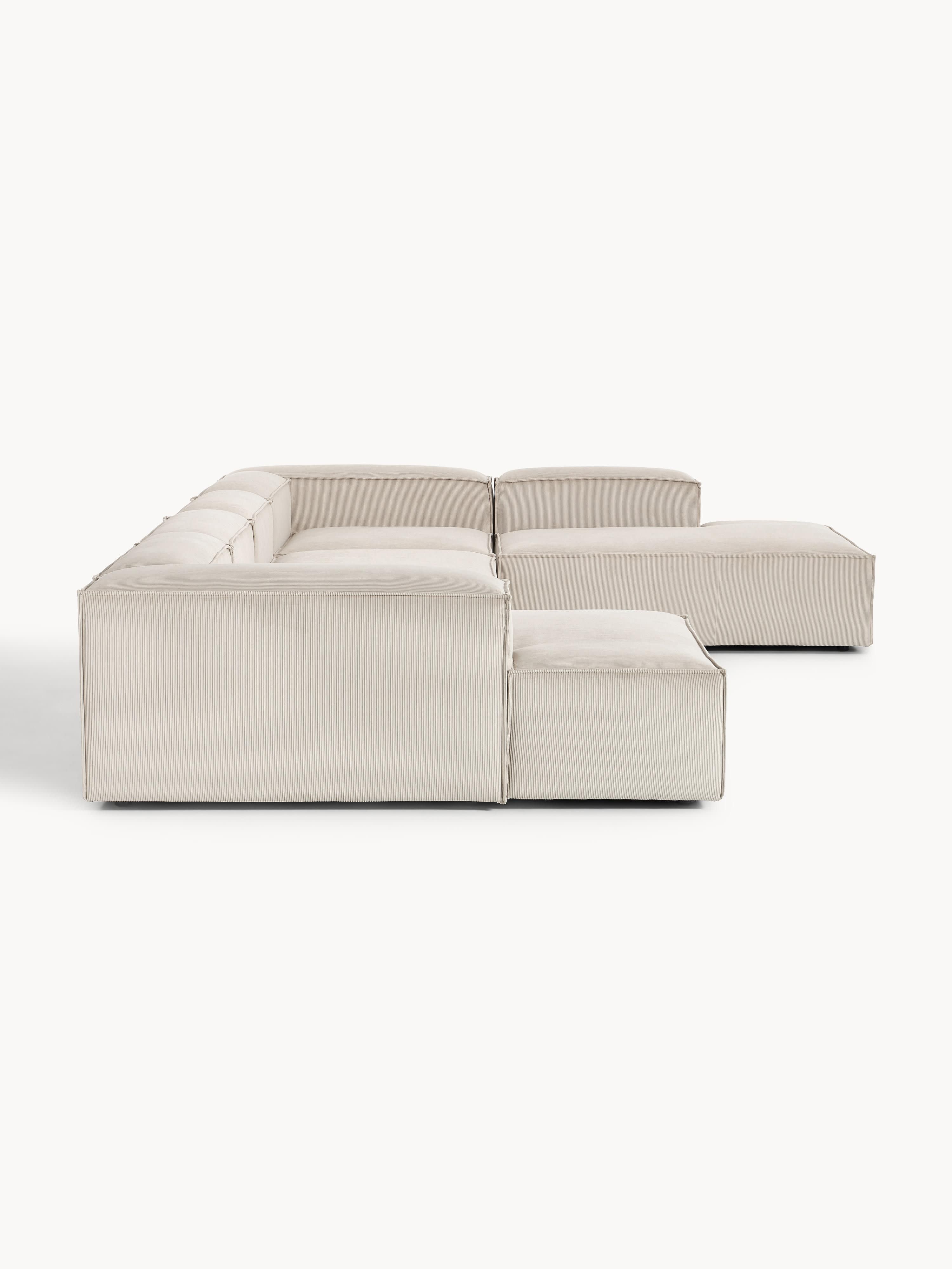 Modulares XL Sofa Lennon aus Cord