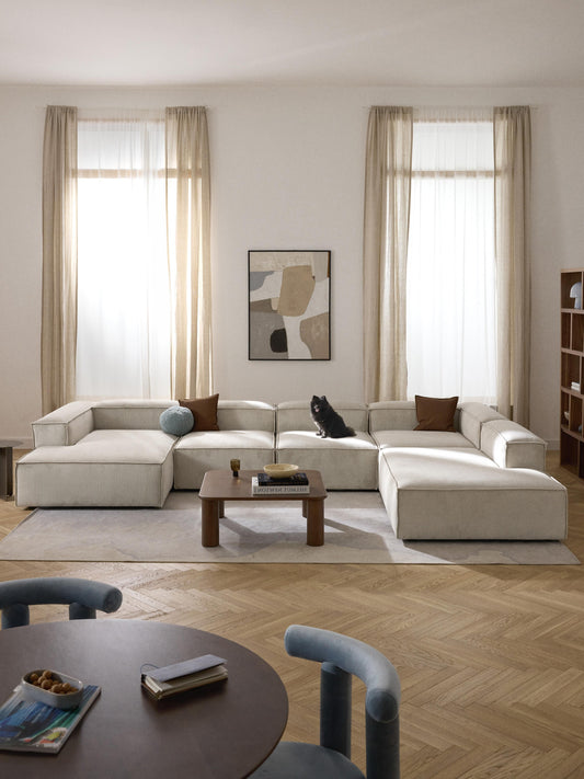 Modulares XL Sofa Lennon aus Cord