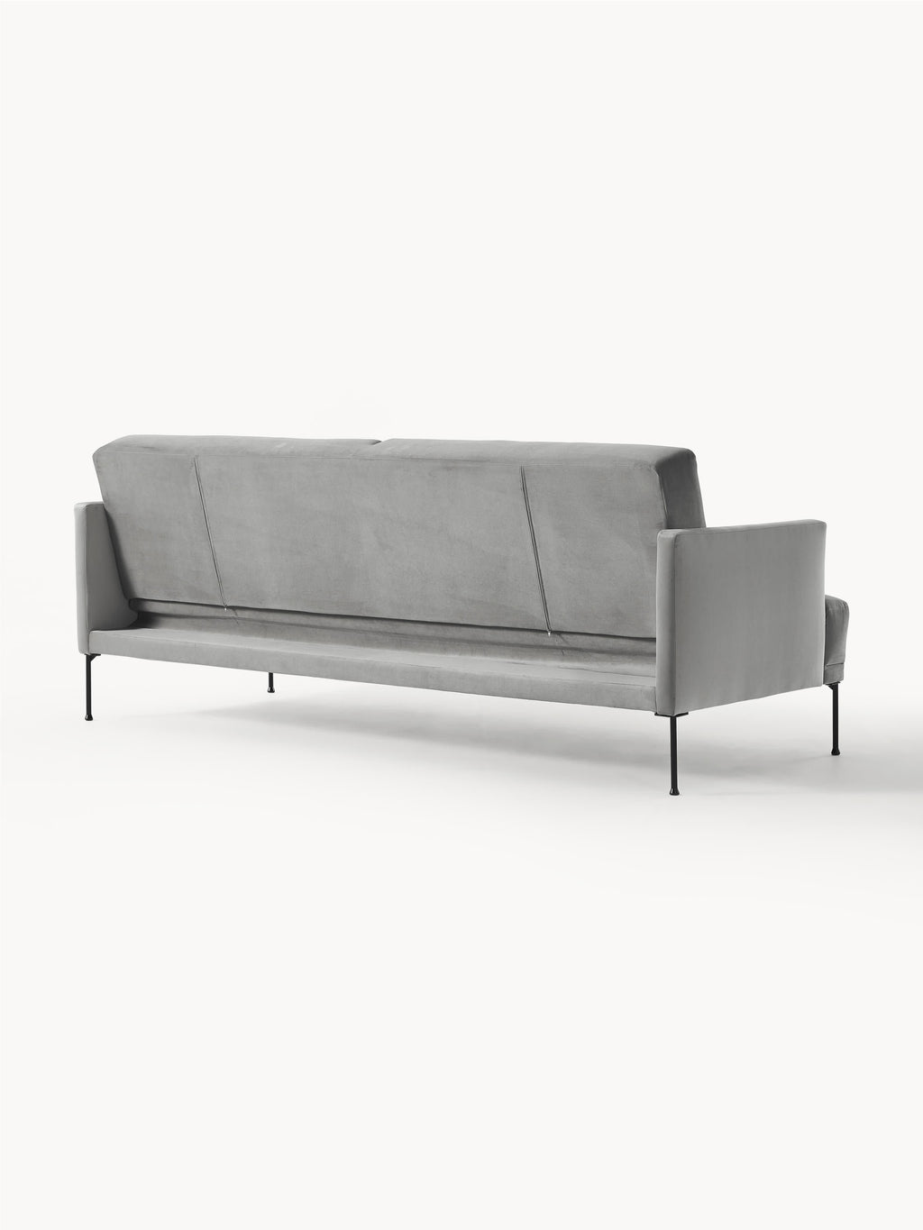 Samt-Schlafsofa Fluente (3-Sitzer)