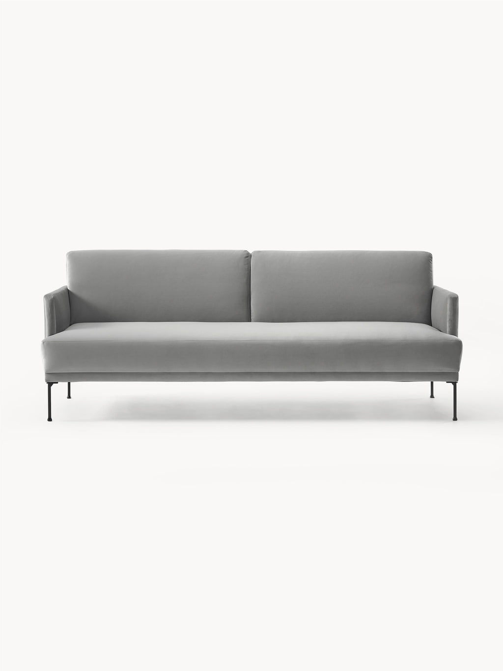 Galeriebild 1 - Samt-Schlafsofa Fluente (3-Sitzer)
