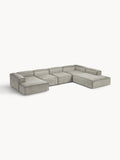 Galeriebild 1 - Modulares XL Sofa Lennon aus Cord