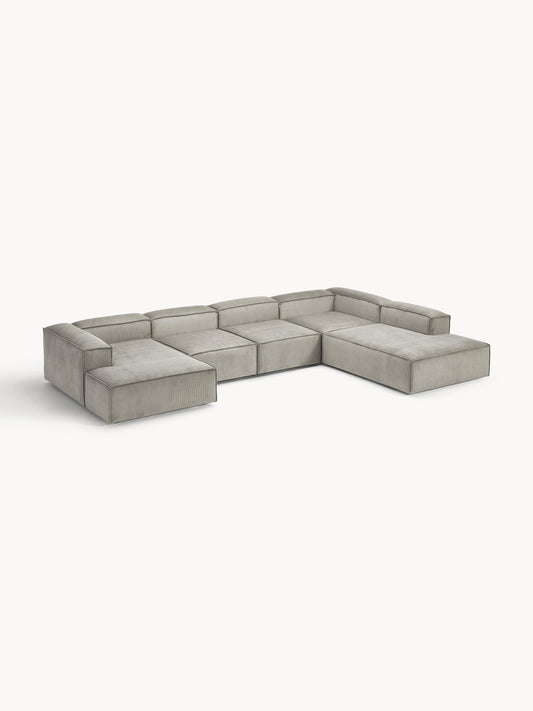 Galeriebild 1 - Modulares XL Sofa Lennon aus Cord