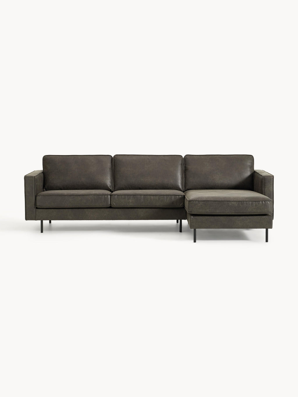 Galeriebild 1 - Leder-Ecksofa Hunter (3-Sitzer)