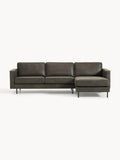 Galeriebild 1 - Leder-Ecksofa Hunter (3-Sitzer)