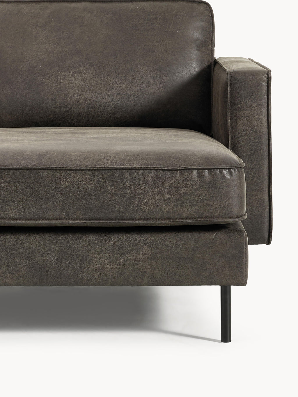 Leder-Ecksofa Hunter (3-Sitzer)