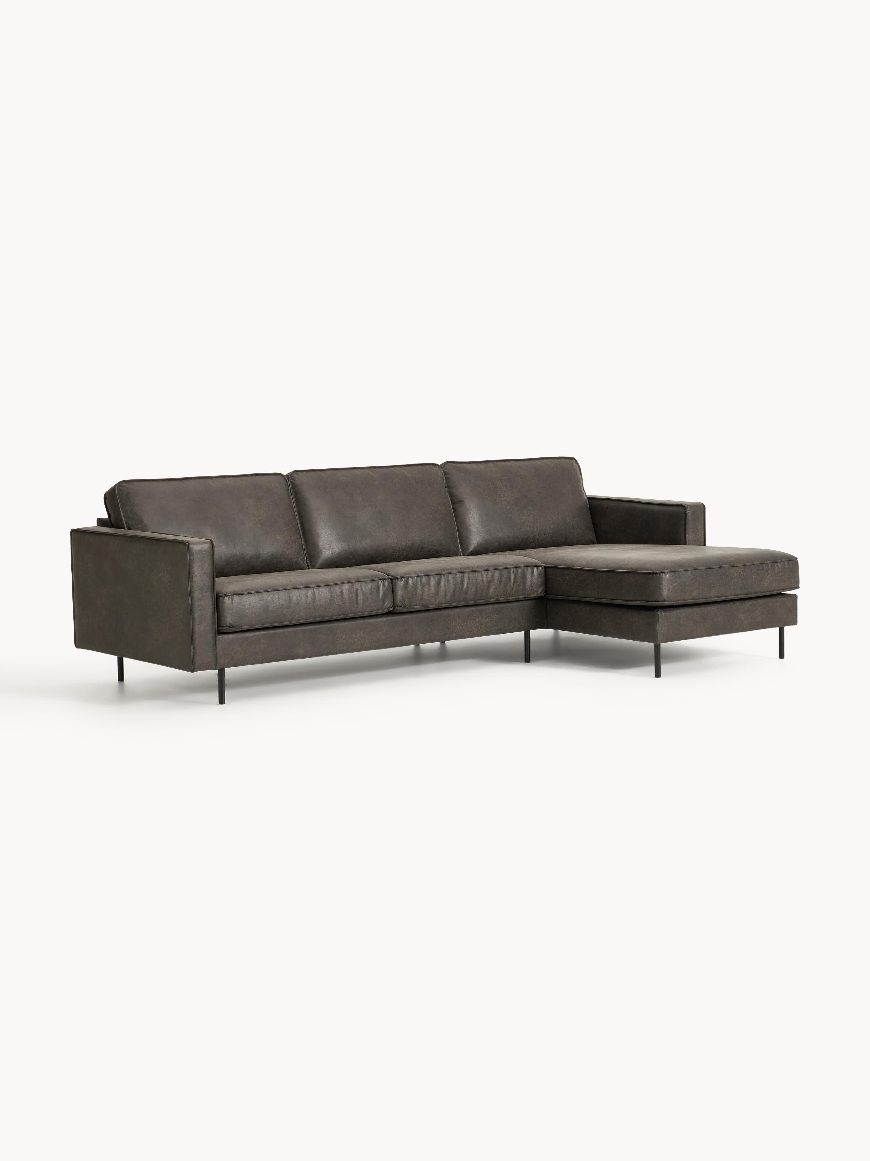 Leder-Ecksofa Hunter (3-Sitzer)