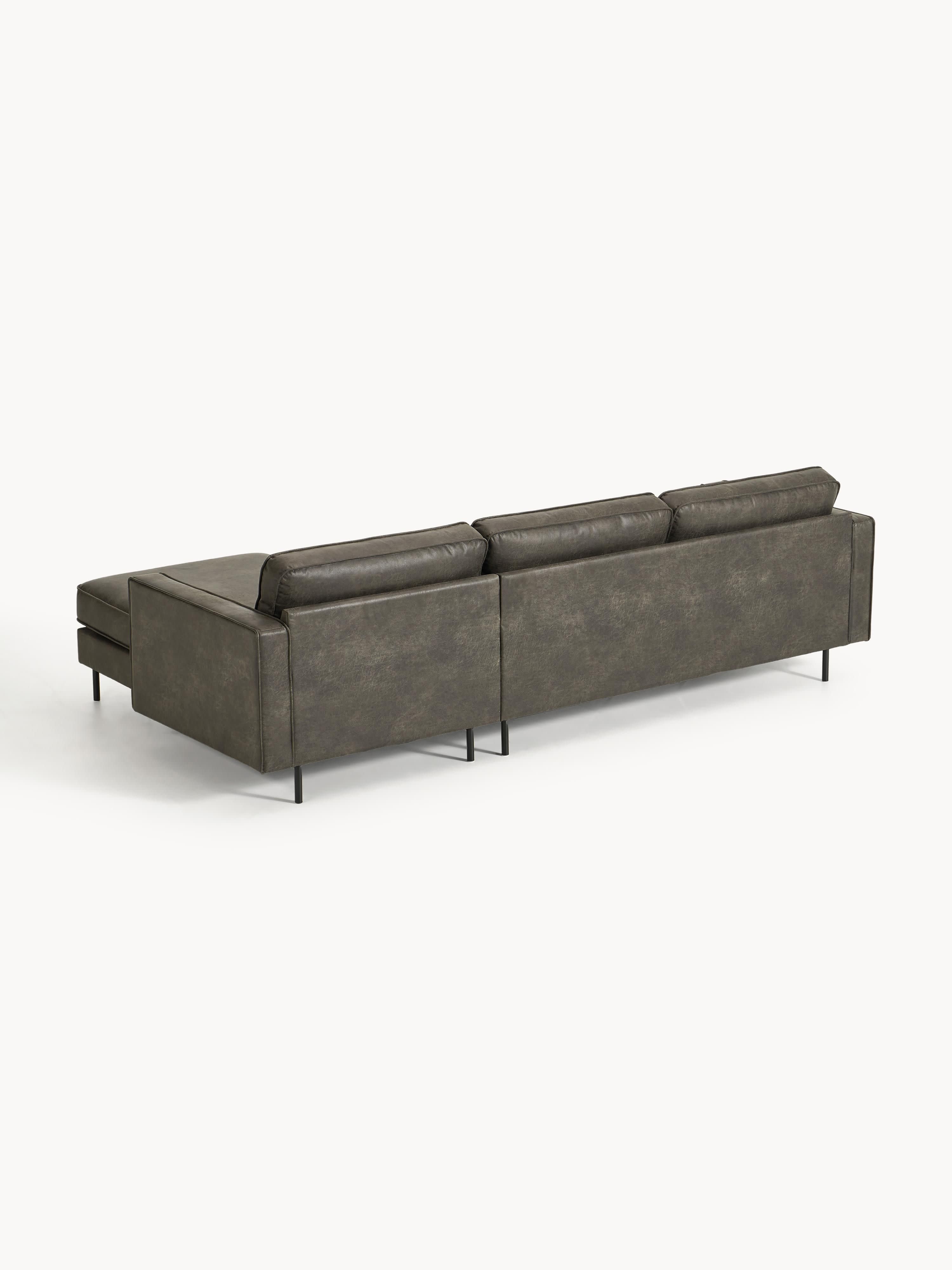 Leder-Ecksofa Hunter (3-Sitzer)