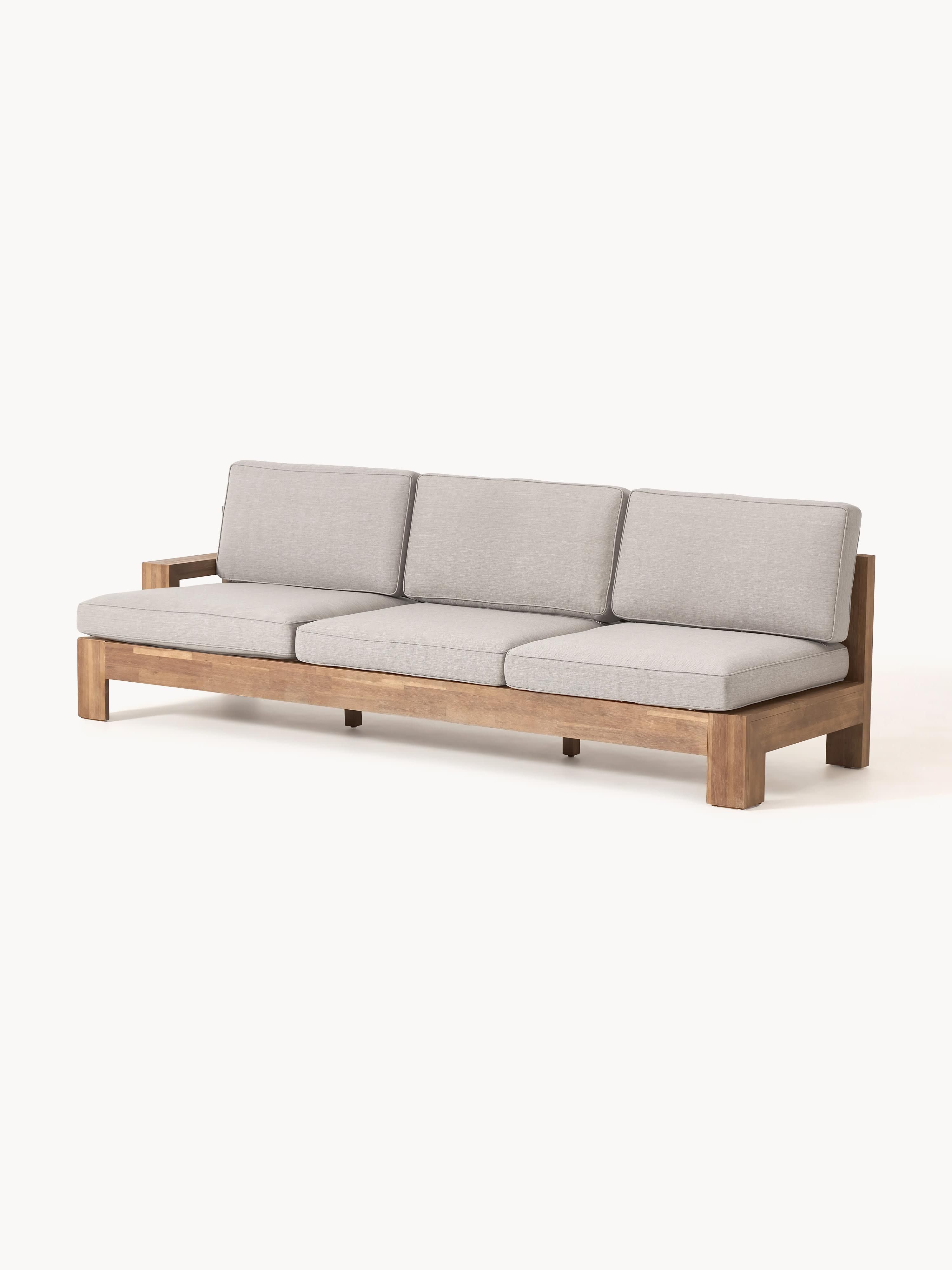 Modulares Garten-Lounge-Set Joshua aus Akazienholz, 4er-Set