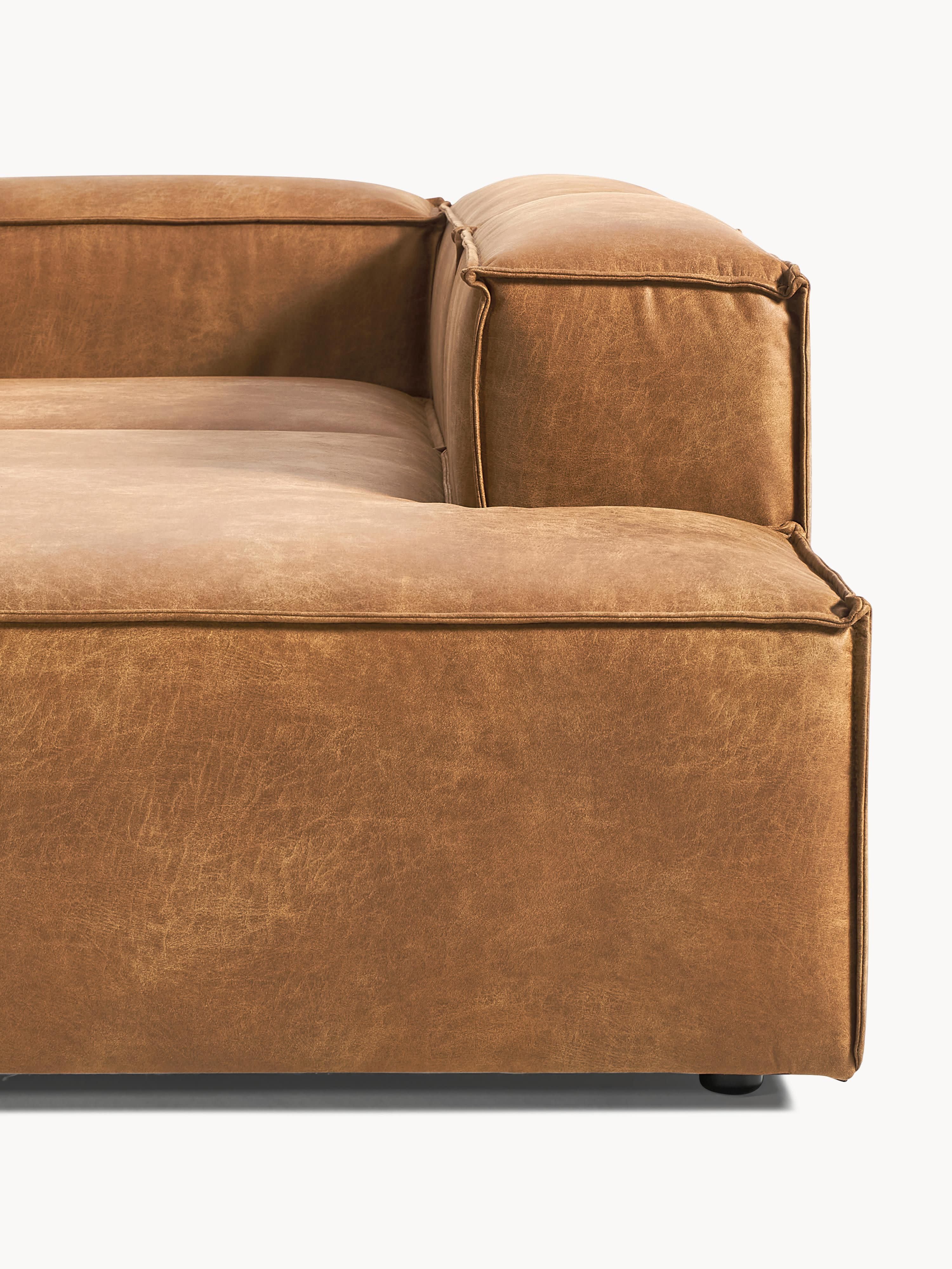Modulares XL Sofa Lennon aus Leder