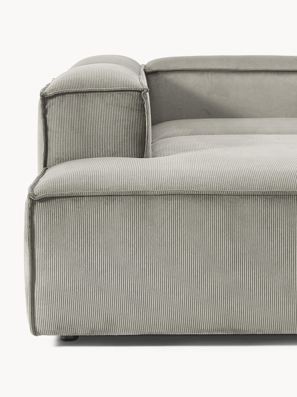 Modulares XL-Ecksofa Lennon (4-Sitzer) aus Cord