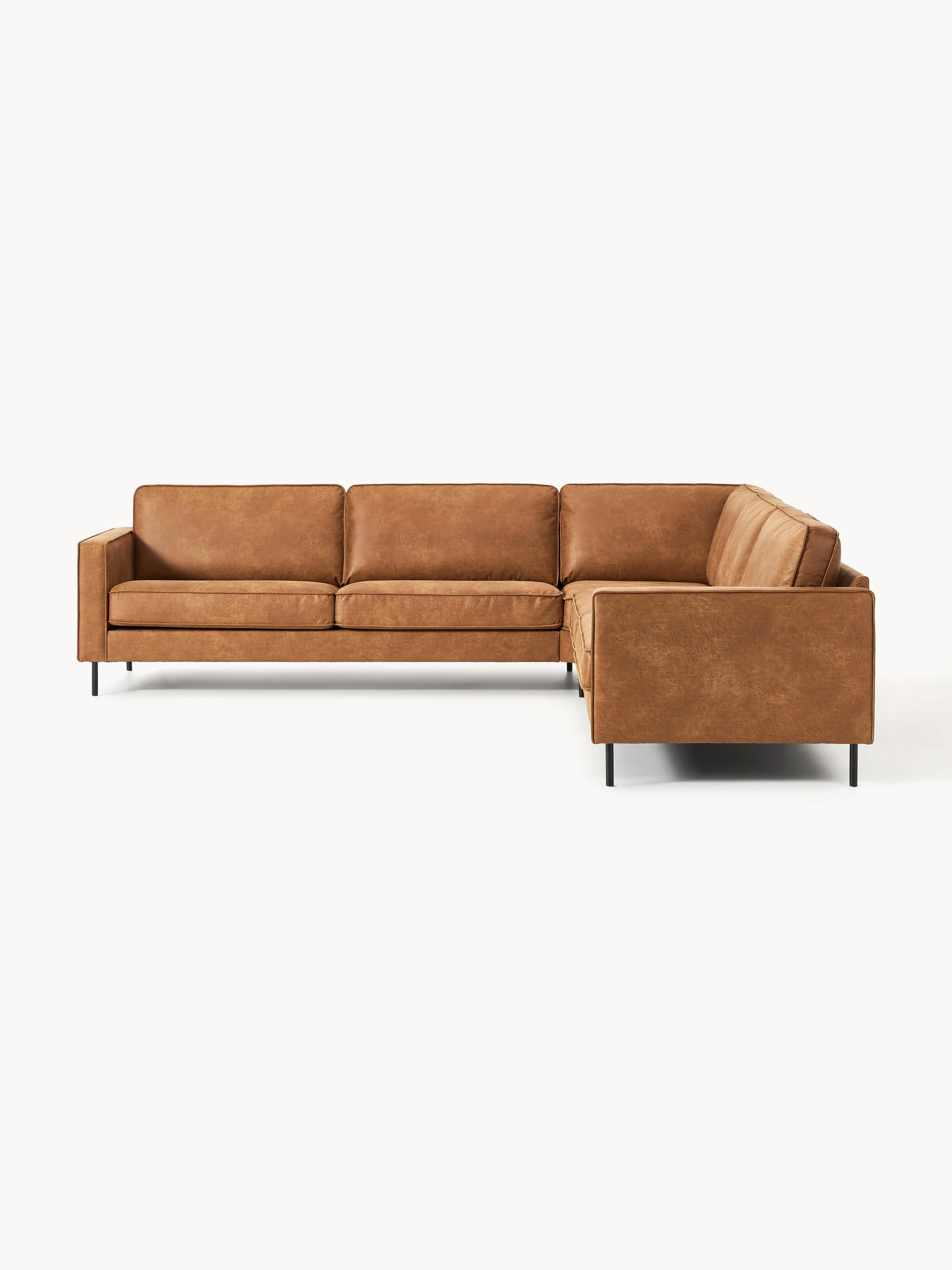 XL-Leder-Ecksofa Hunter