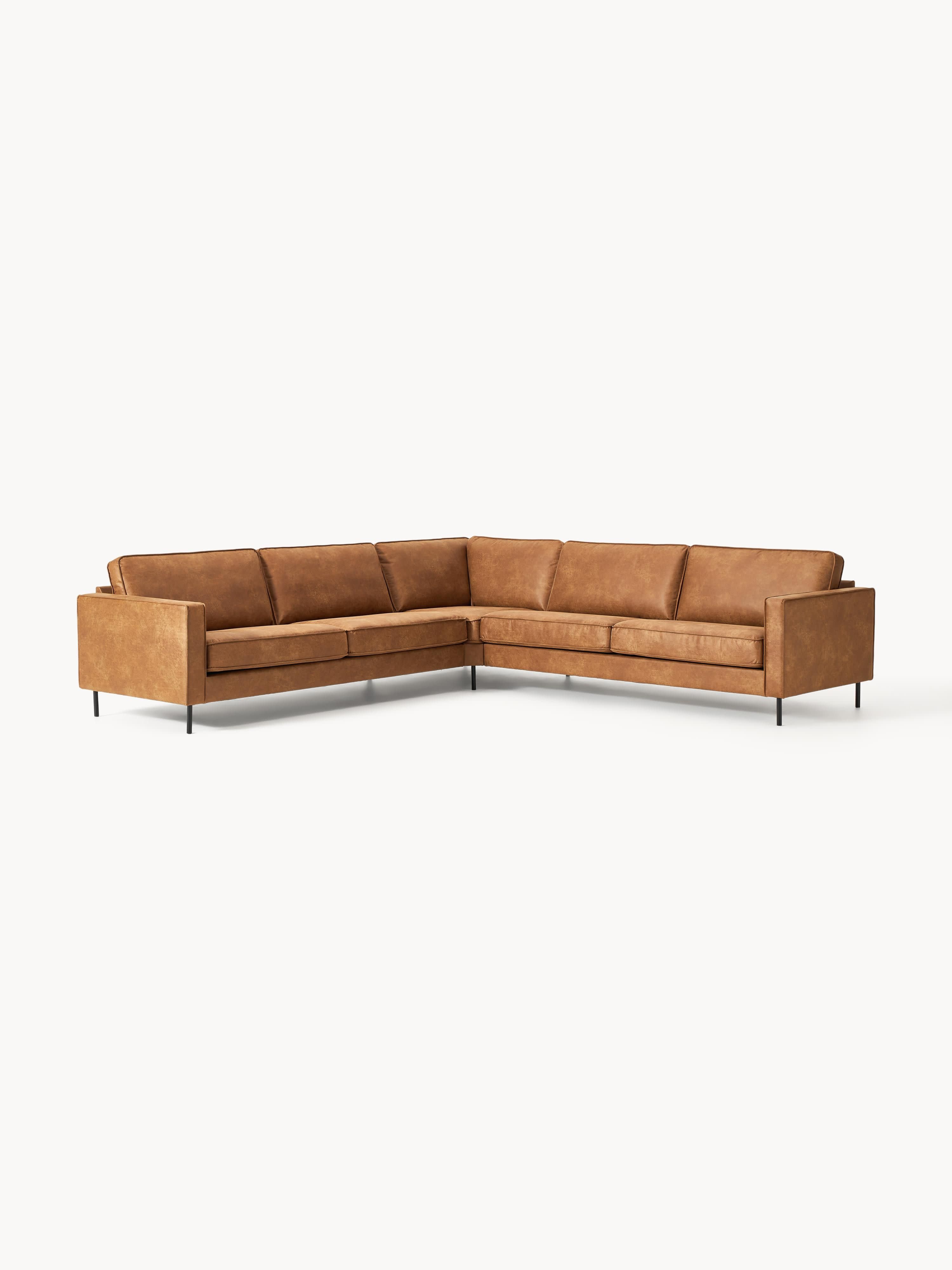 XL-Leder-Ecksofa Hunter