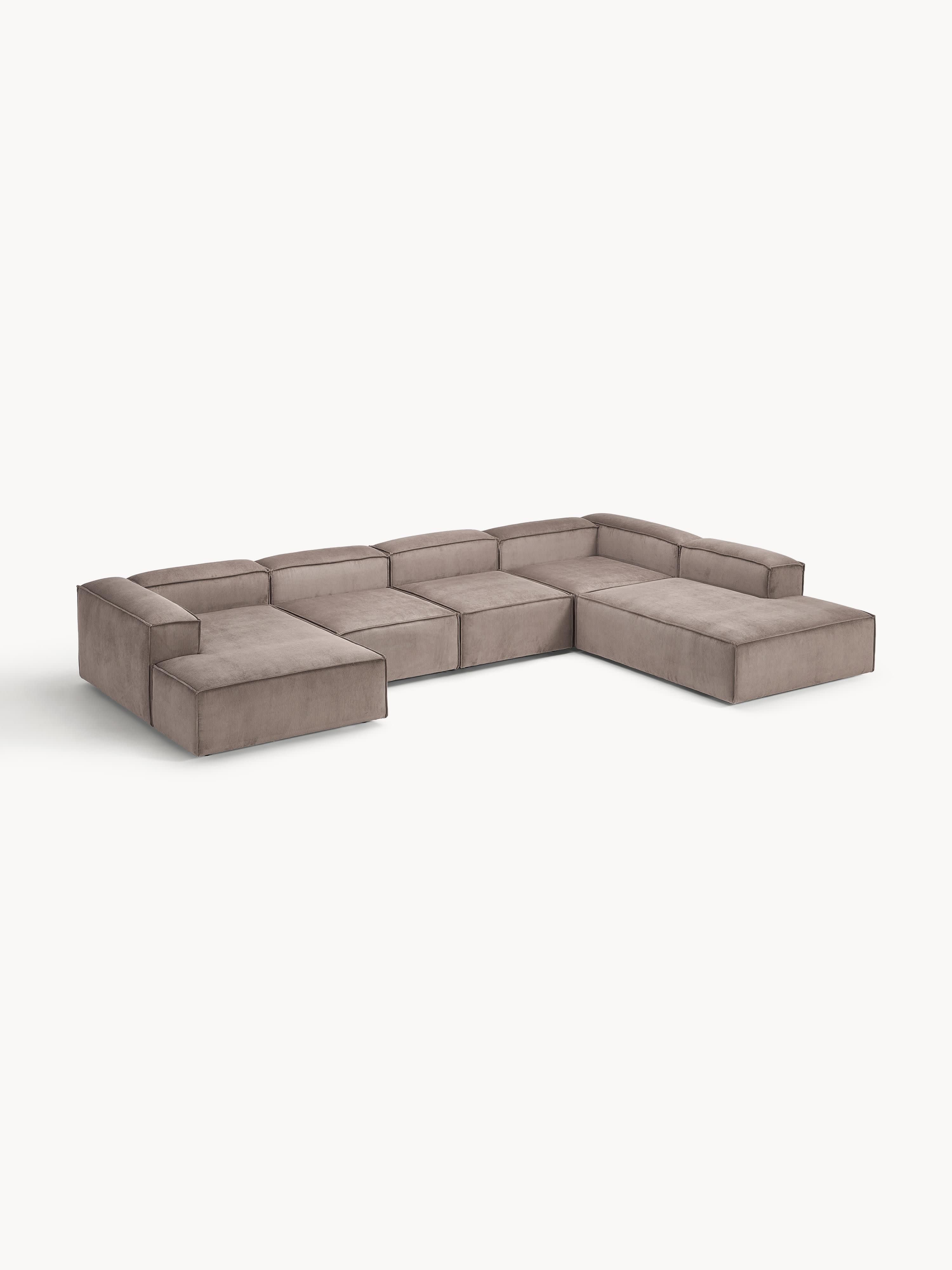 Galeriebild 1 - Modulares XL Sofa Lennon aus Cord