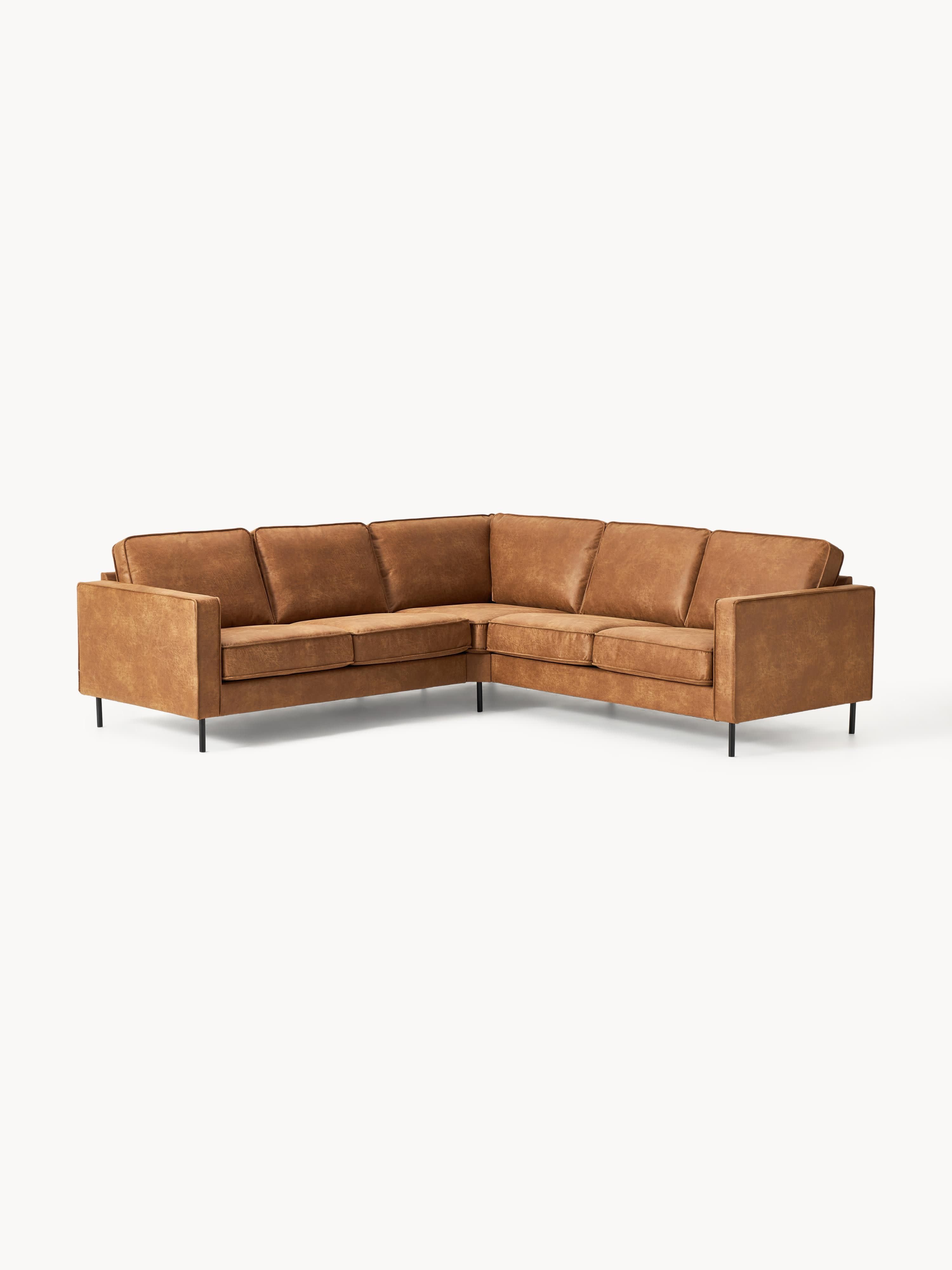 Ecksofa Hunter aus Leder (4-Sitzer)