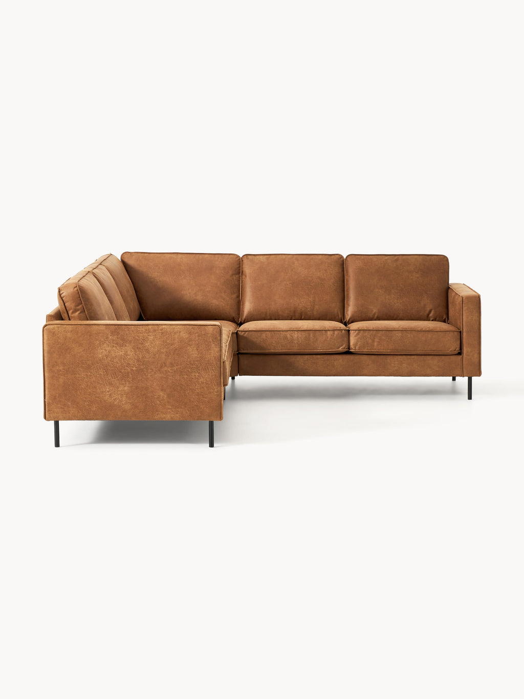 Ecksofa Hunter aus Leder (4-Sitzer)