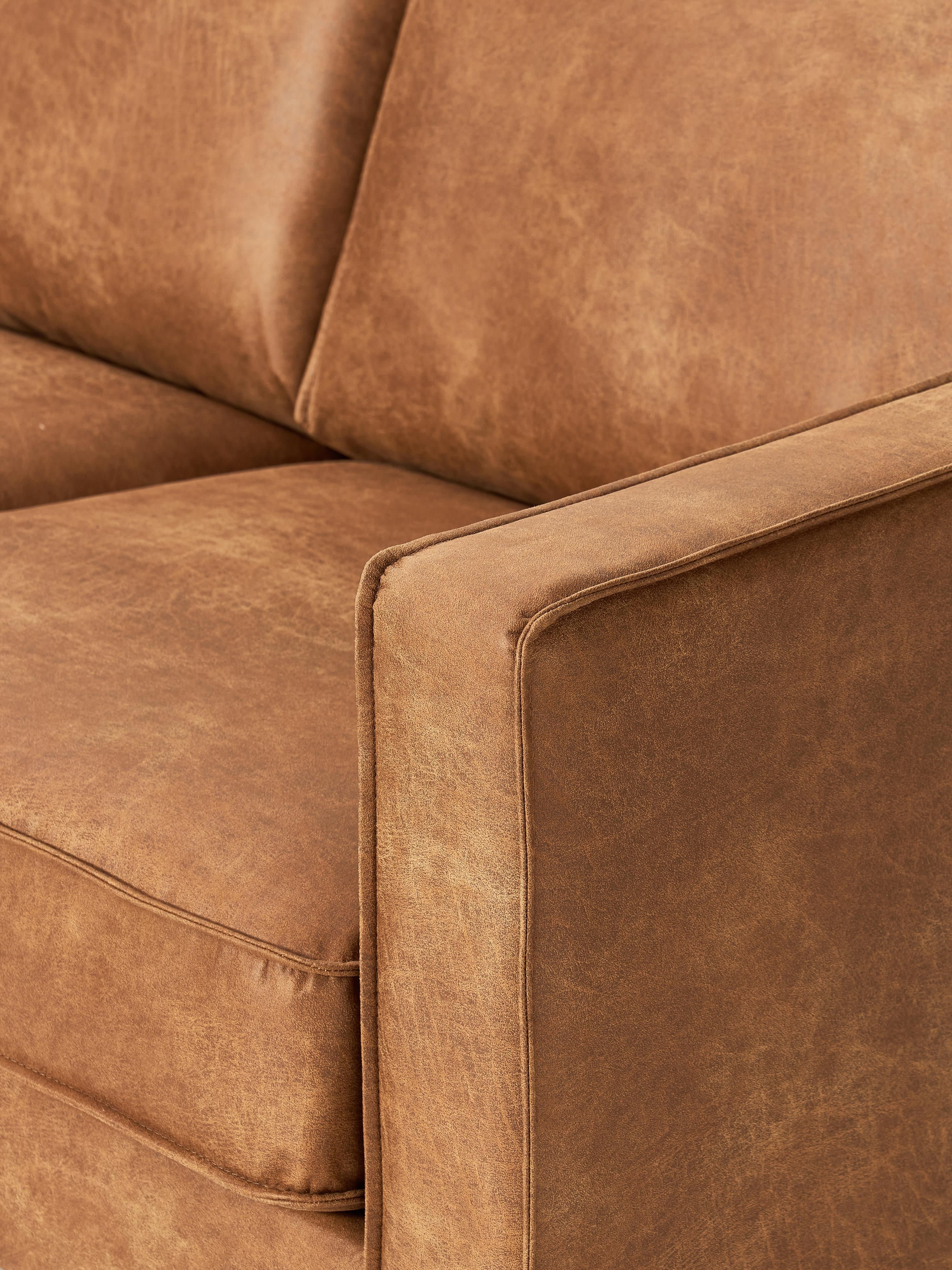 Ecksofa Hunter aus Leder (4-Sitzer)