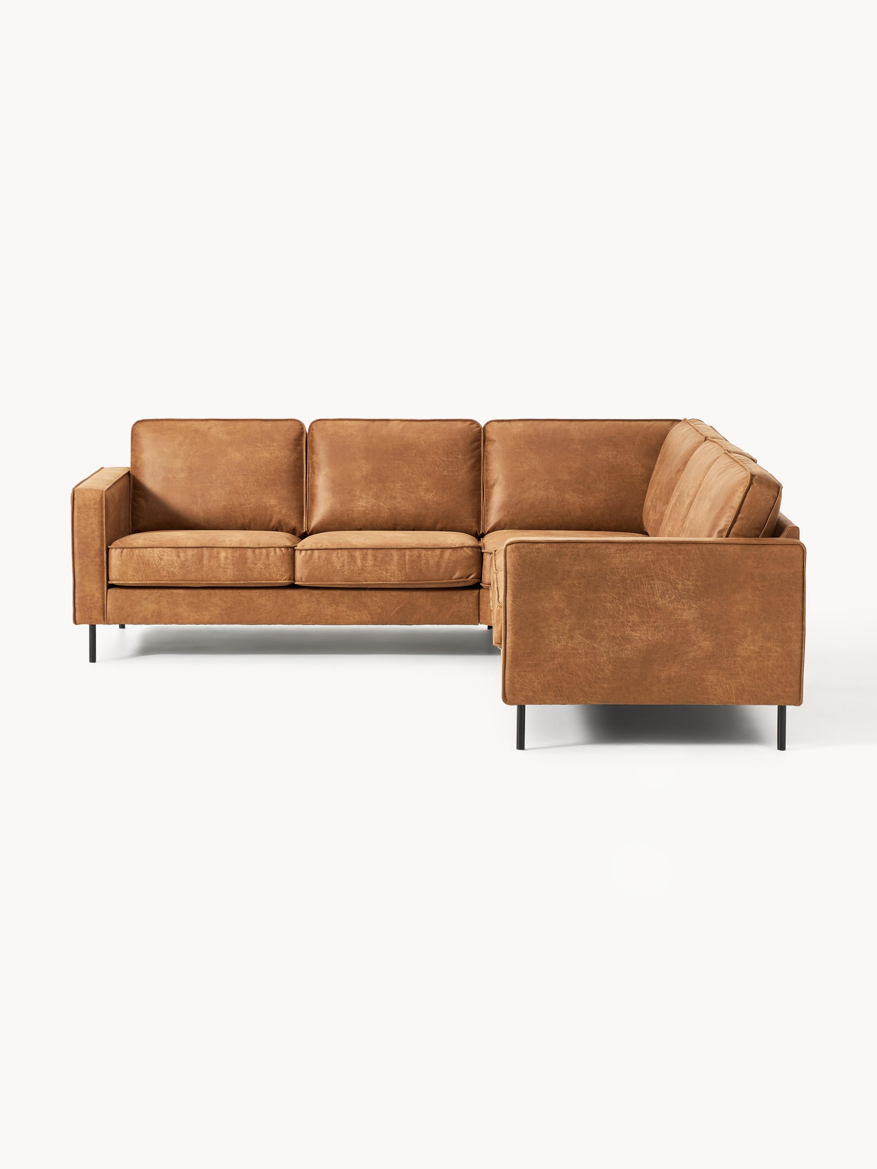 Ecksofa Hunter aus Leder (4-Sitzer)