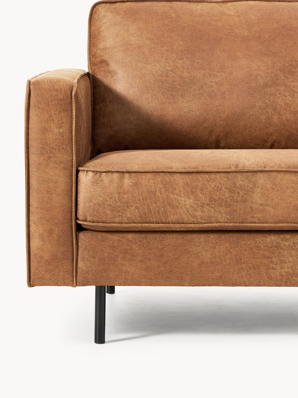Ecksofa Hunter aus Leder (4-Sitzer)