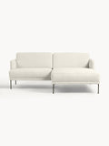 Galeriebild 1 - Kleines Ecksofa Fluente aus Teddystoff