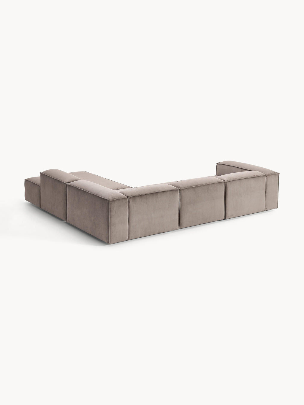 Modulares XL-Ecksofa Lennon (4-Sitzer) aus Cord