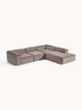 Galeriebild 1 - Modulares XL-Ecksofa Lennon (4-Sitzer) aus Cord