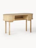Galeriebild 1 - Schreibtisch Calary mit geriffelter Front