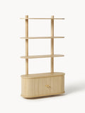 Galeriebild 1 - Wandregal Calary mit geriffelter Front