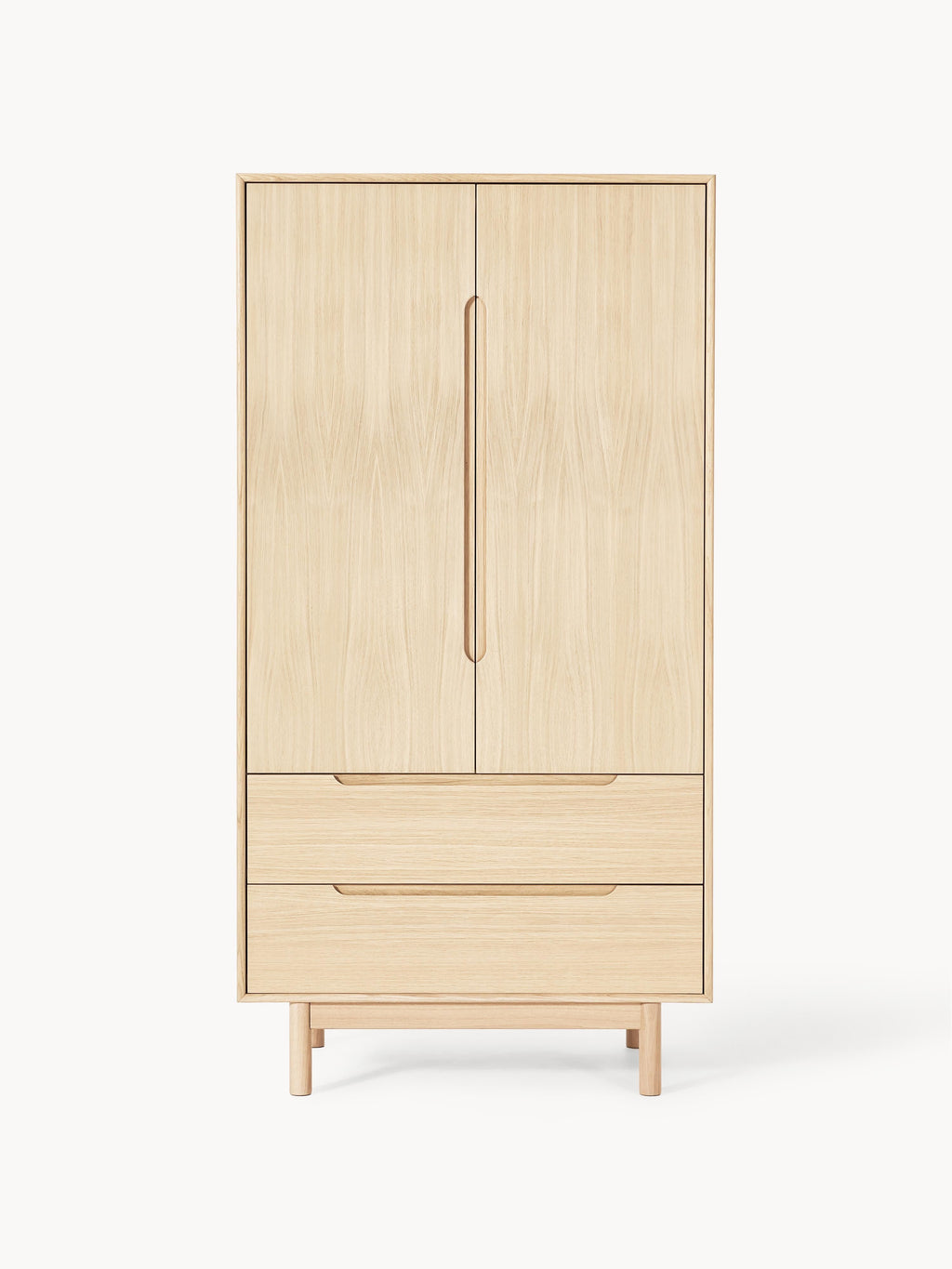 Kleiner Kleiderschrank Cassy, 2-türig