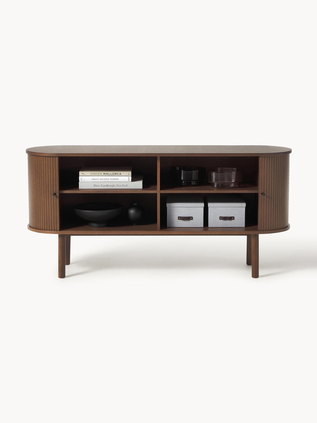 Sideboard Calary mit geriffelter Front