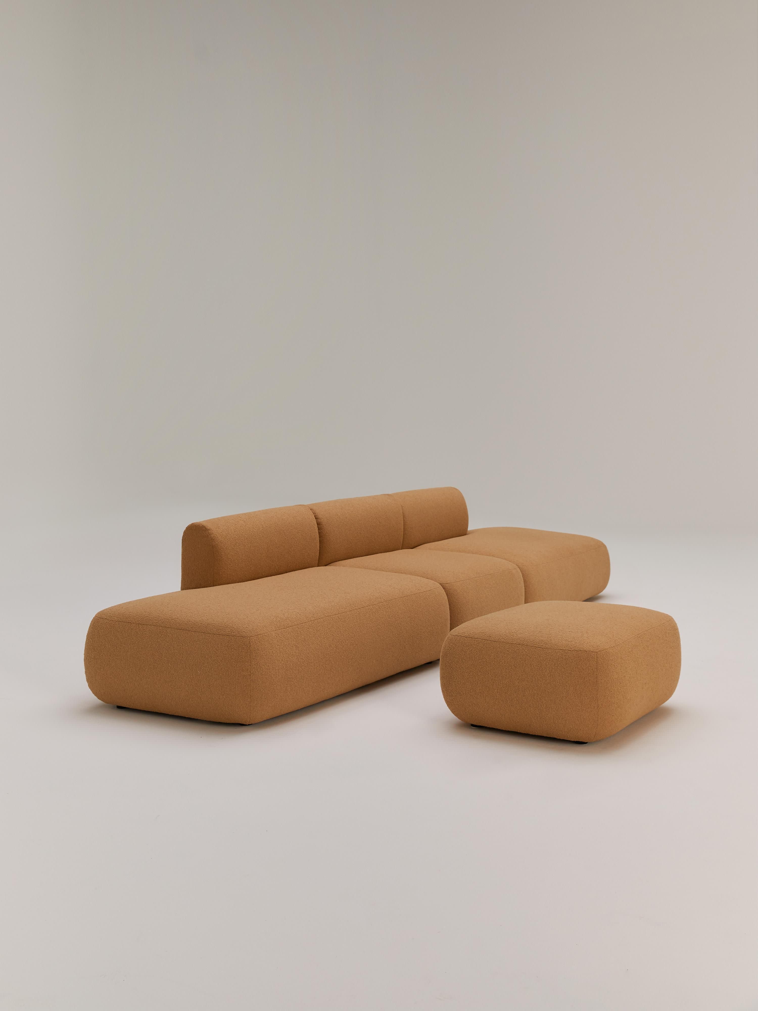 Bouclé-Hocker Sofia