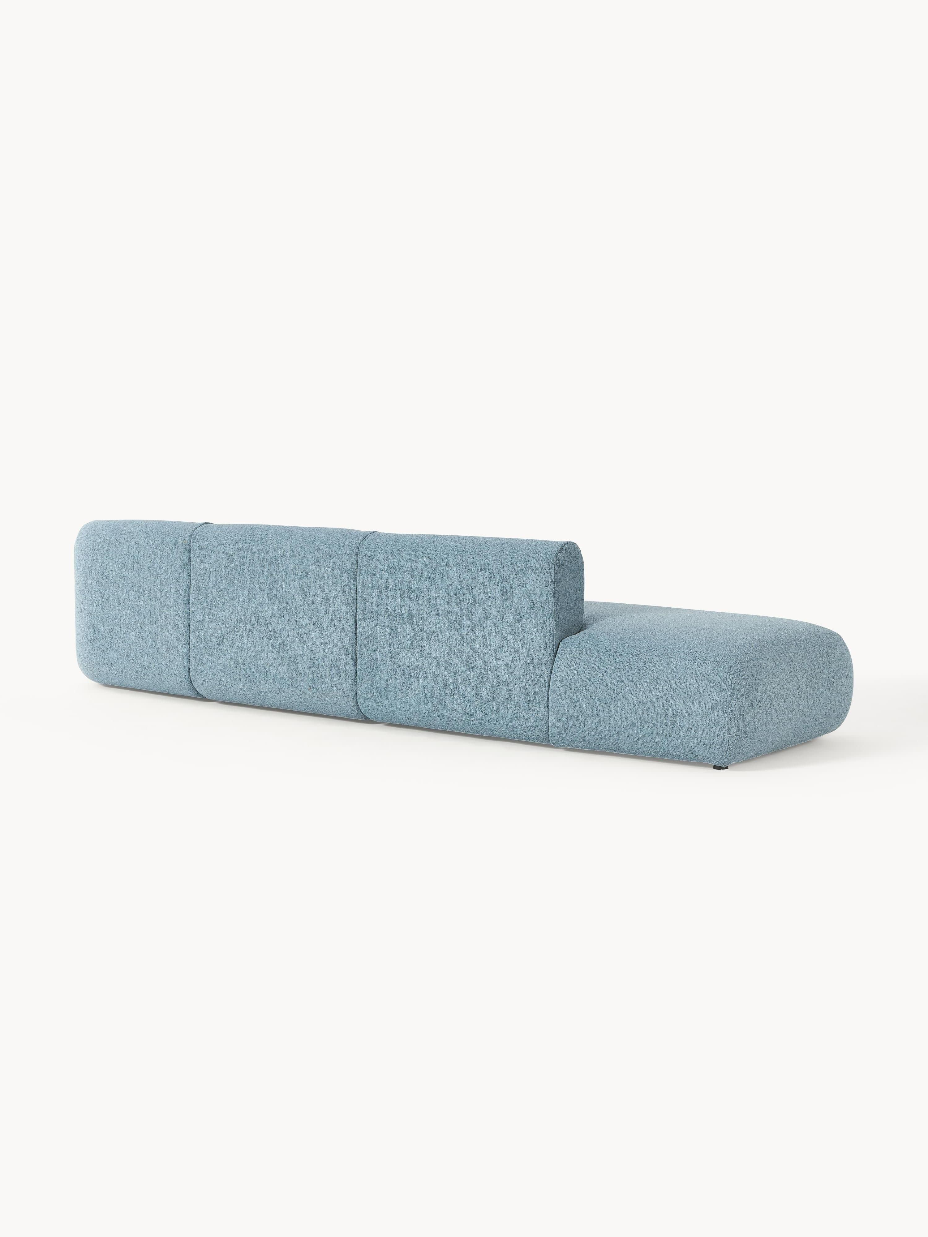 Modulare Bouclé-Chaise Sofia (2-Sitzer)