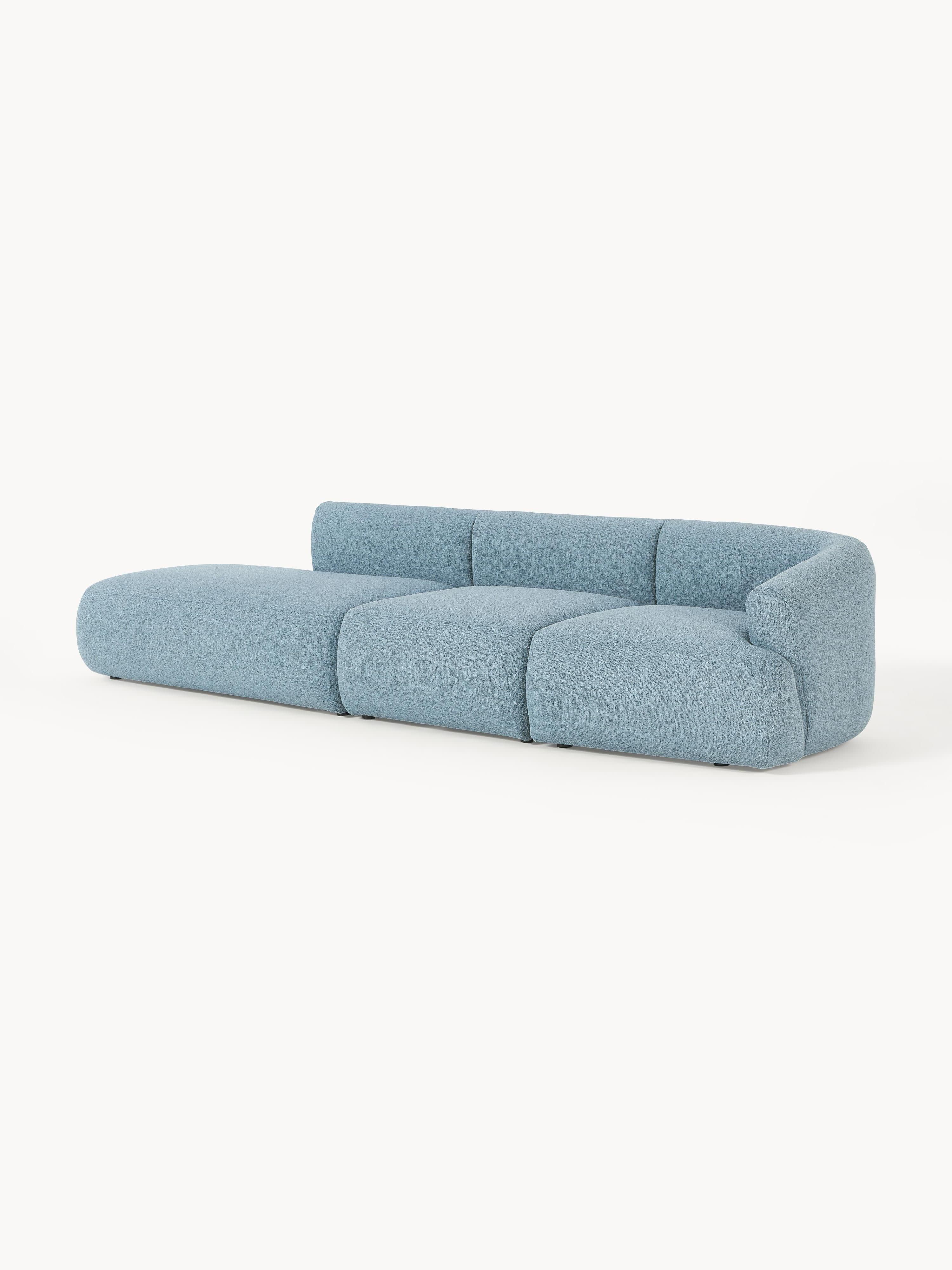 Modulare Bouclé-Chaise Sofia (2-Sitzer)