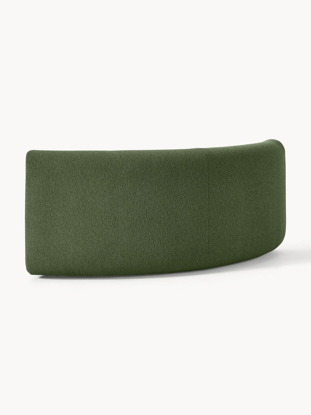 Rundes Bouclé-Eckmodul Sofia