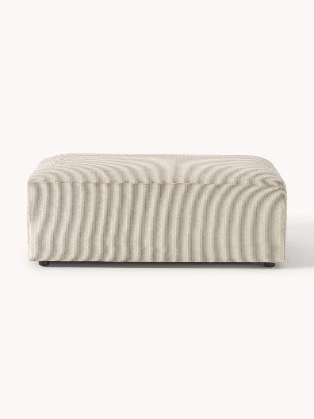 XL Sofa-Hocker Melva aus Cord, B 116 x T 72 cm