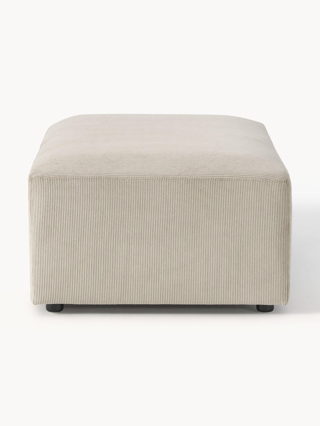 XL Sofa-Hocker Melva aus Cord, B 116 x T 72 cm