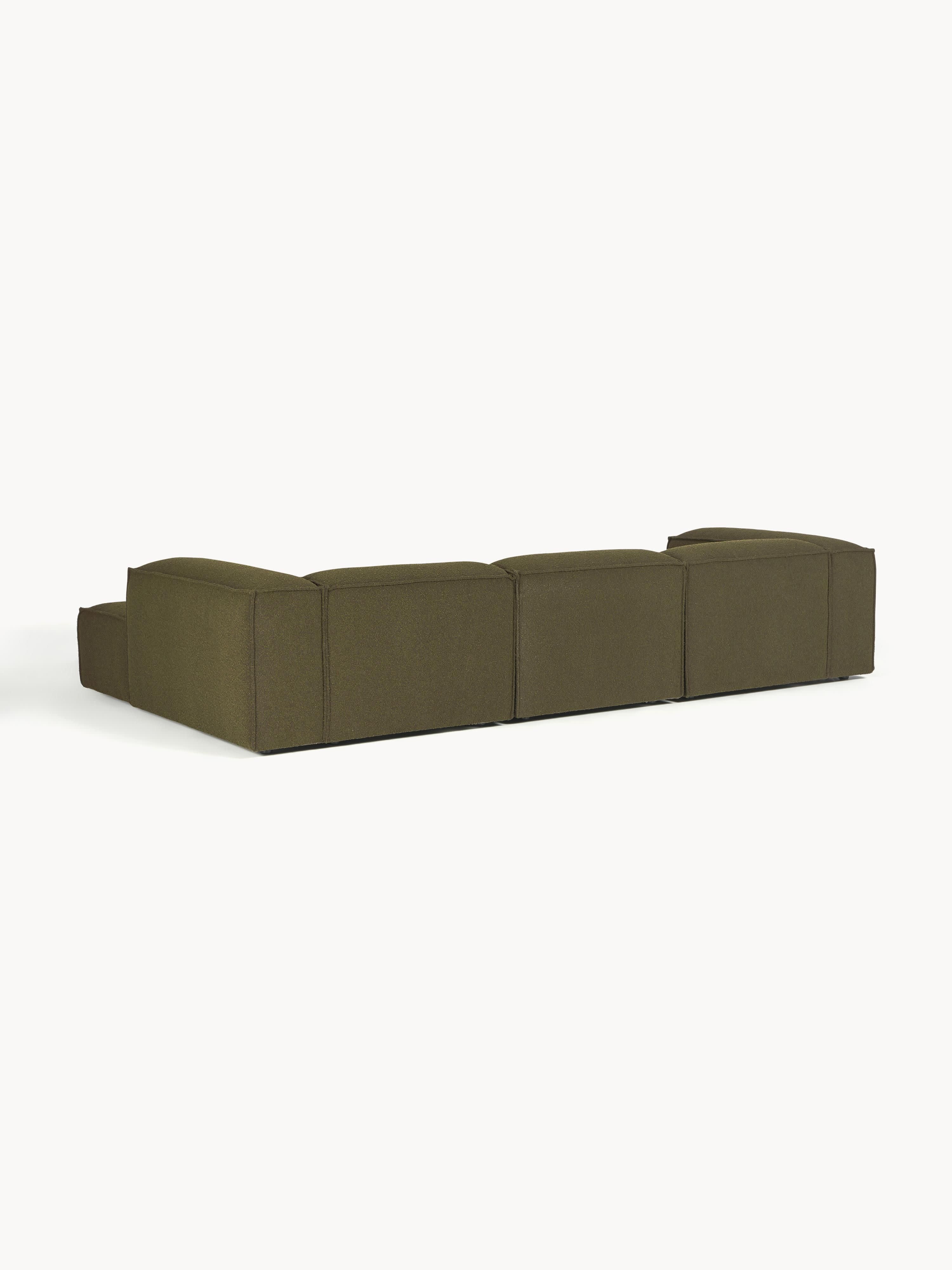 Modulares Bouclé-Ecksofa Lennon (4-Sitzer)