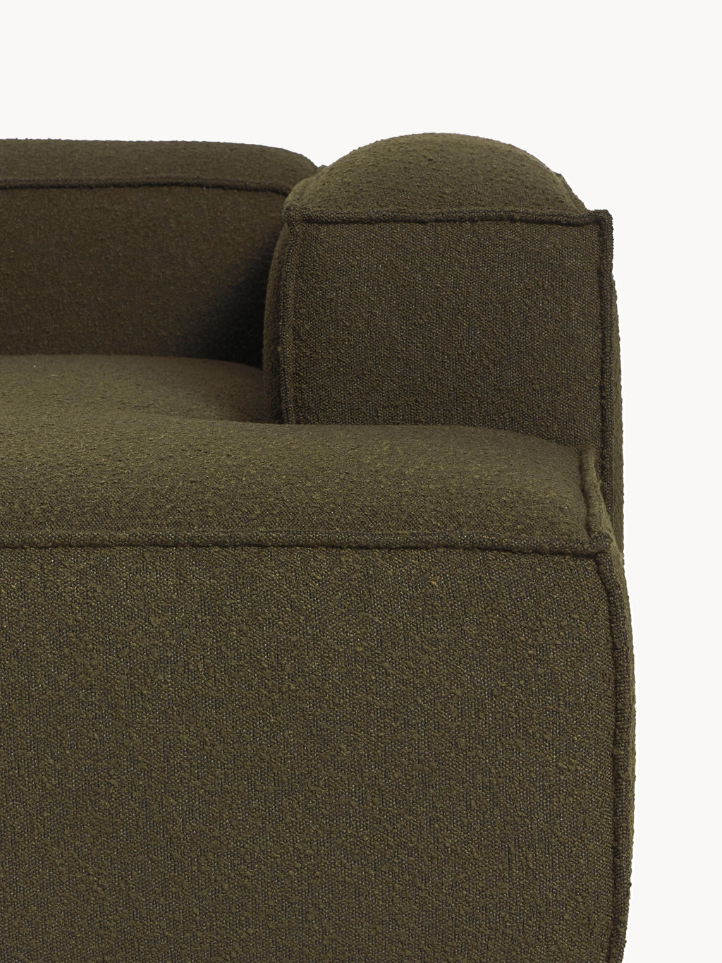 Modulares Bouclé-Ecksofa Lennon (4-Sitzer)