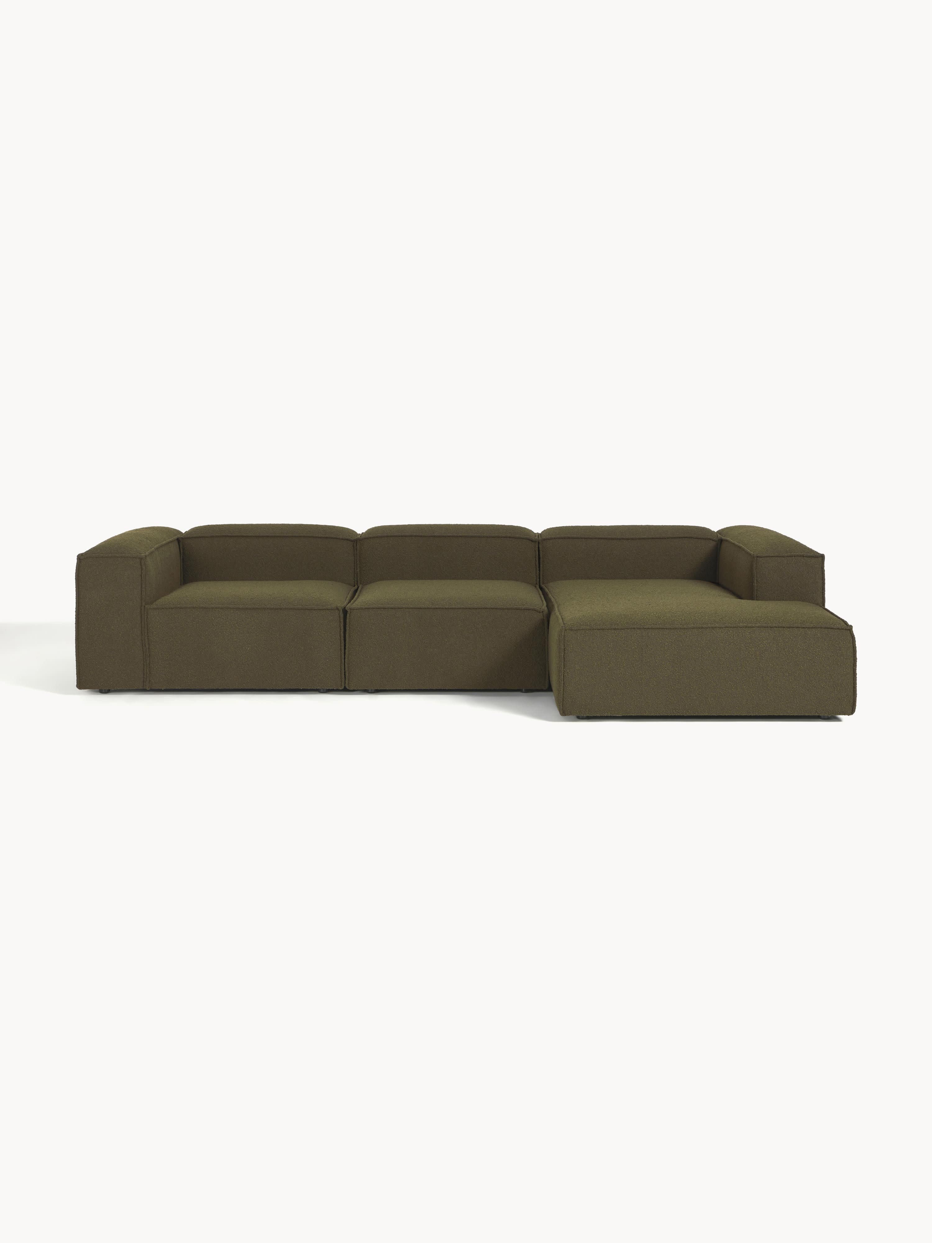 Galeriebild 1 - Modulares Bouclé-Ecksofa Lennon (4-Sitzer)