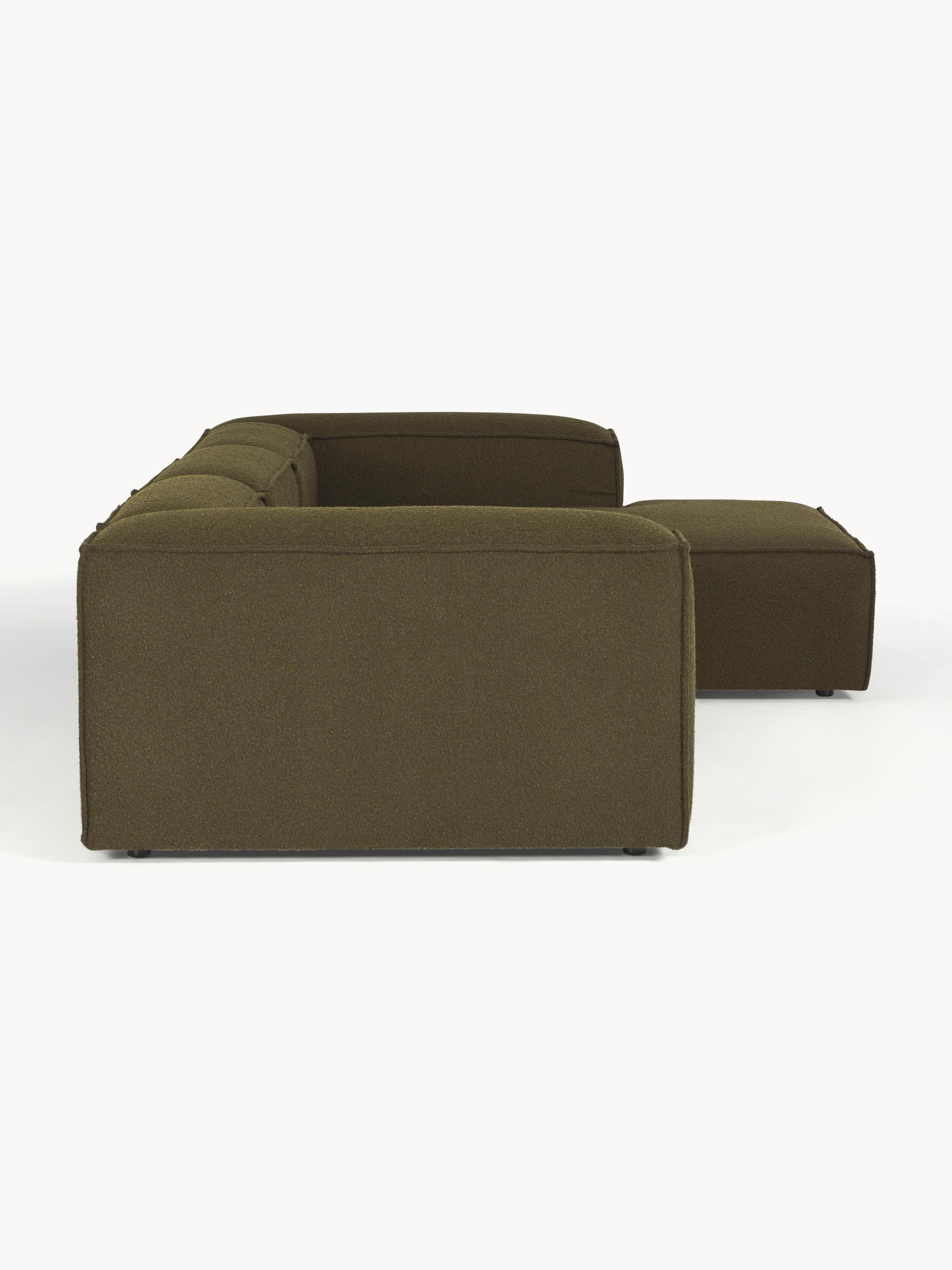 Modulares Bouclé-Ecksofa Lennon (4-Sitzer)