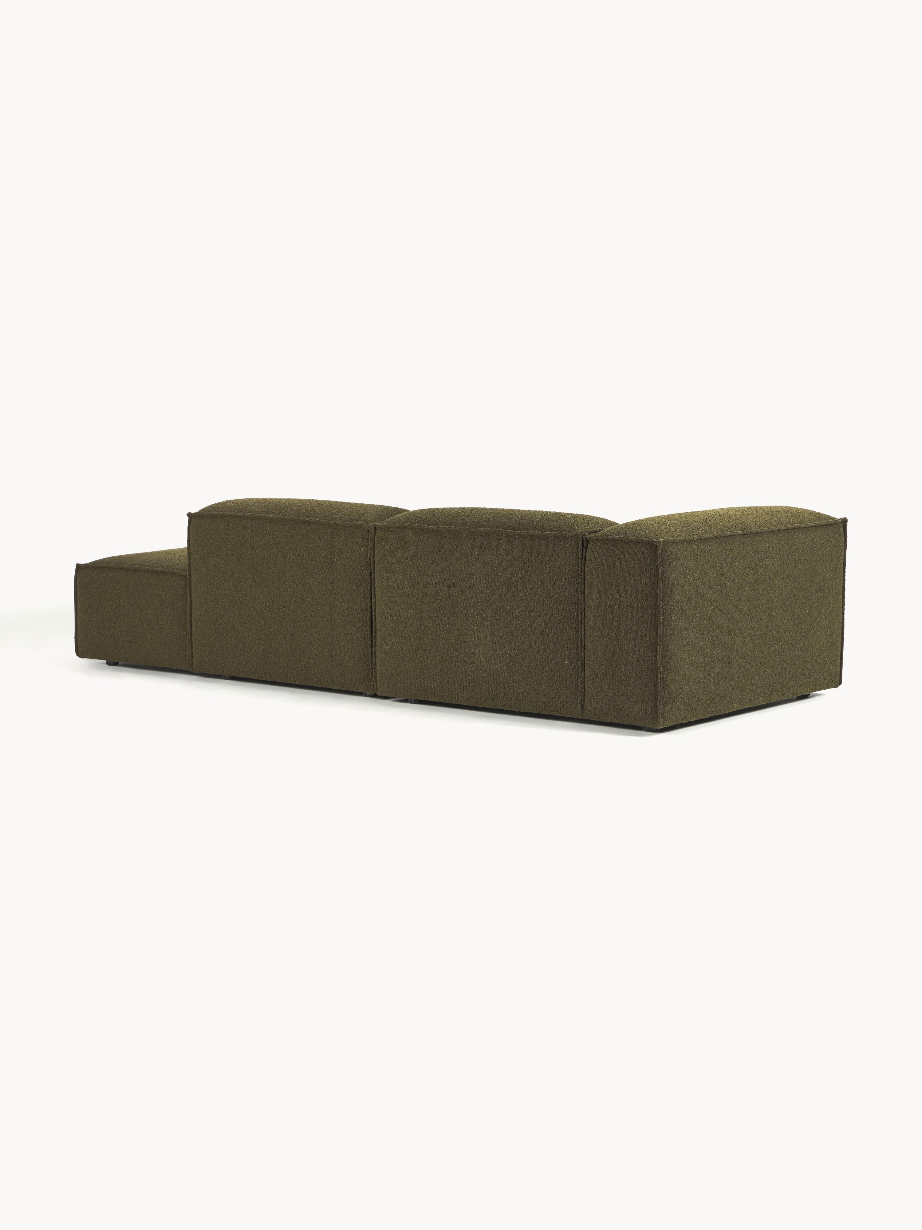 Modulare Ottomane Lennon aus Bouclé