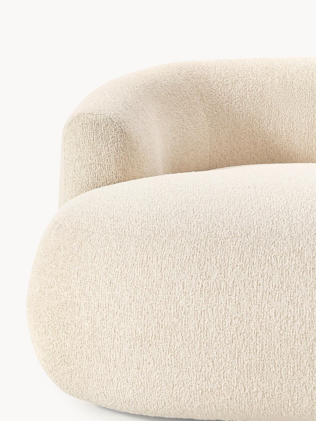 Bouclé-XL-Loungesessel Sofia