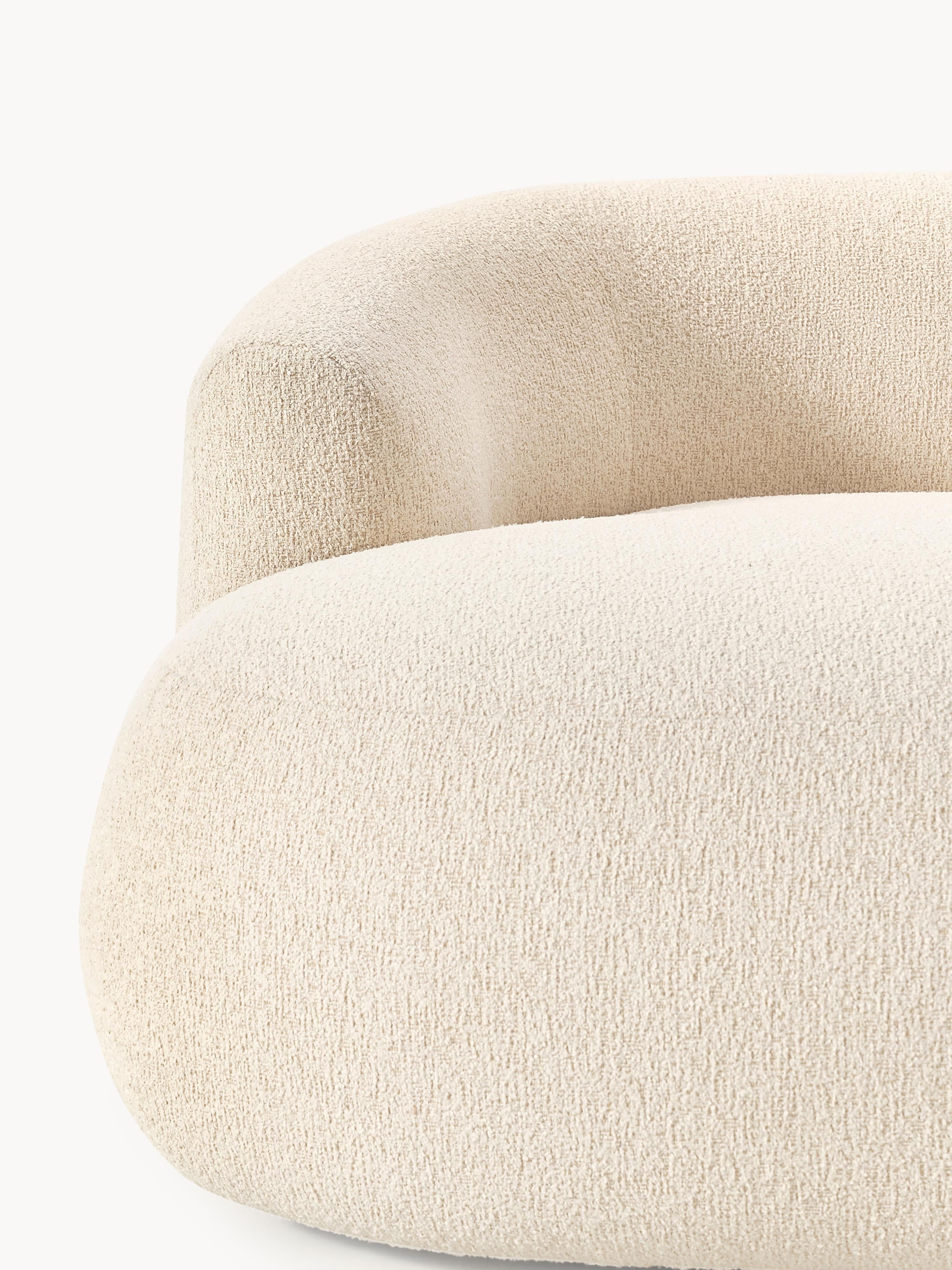 Bouclé-XL-Loungesessel Sofia