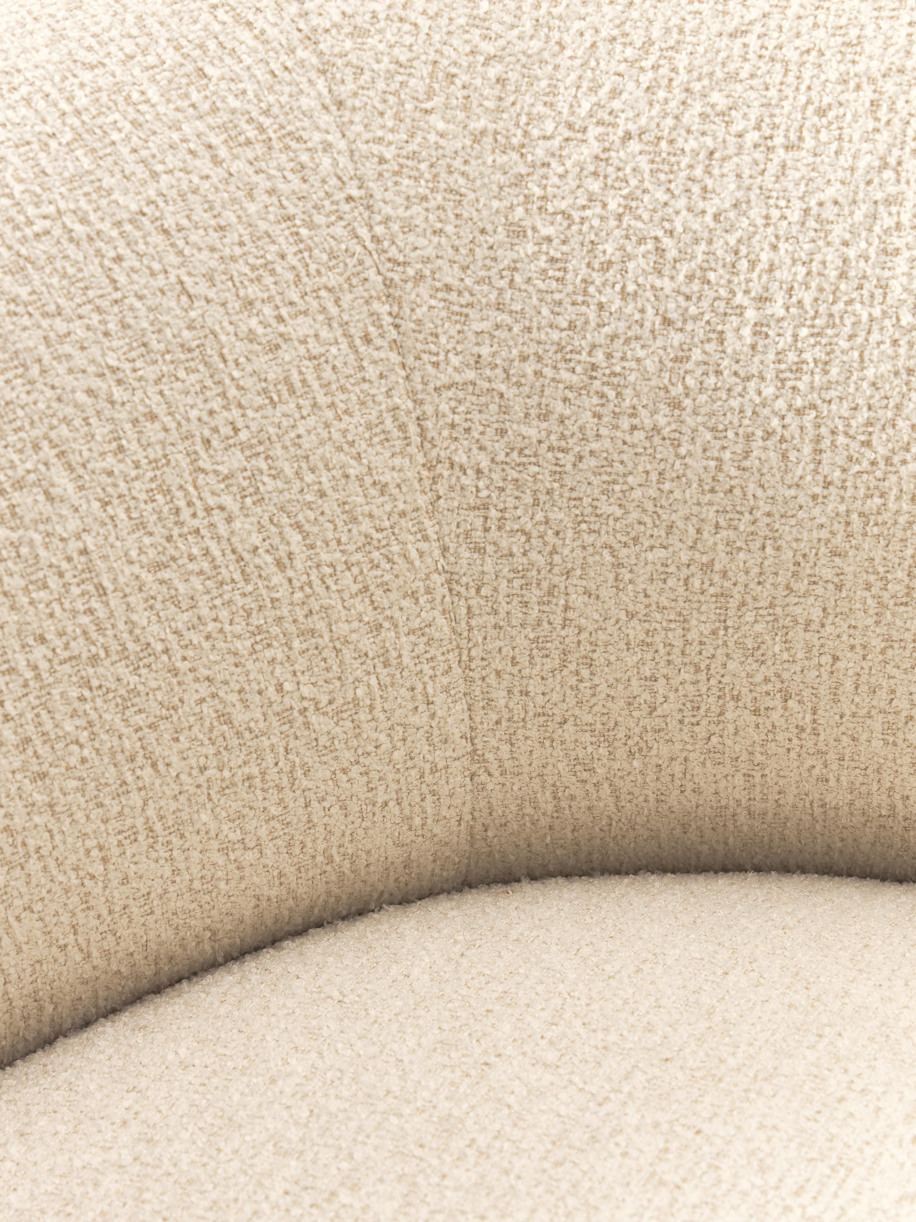 Bouclé-XL-Loungesessel Sofia