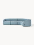 Galeriebild 1 - Modulares Bouclé-Ecksofa Sofia (4-Sitzer)