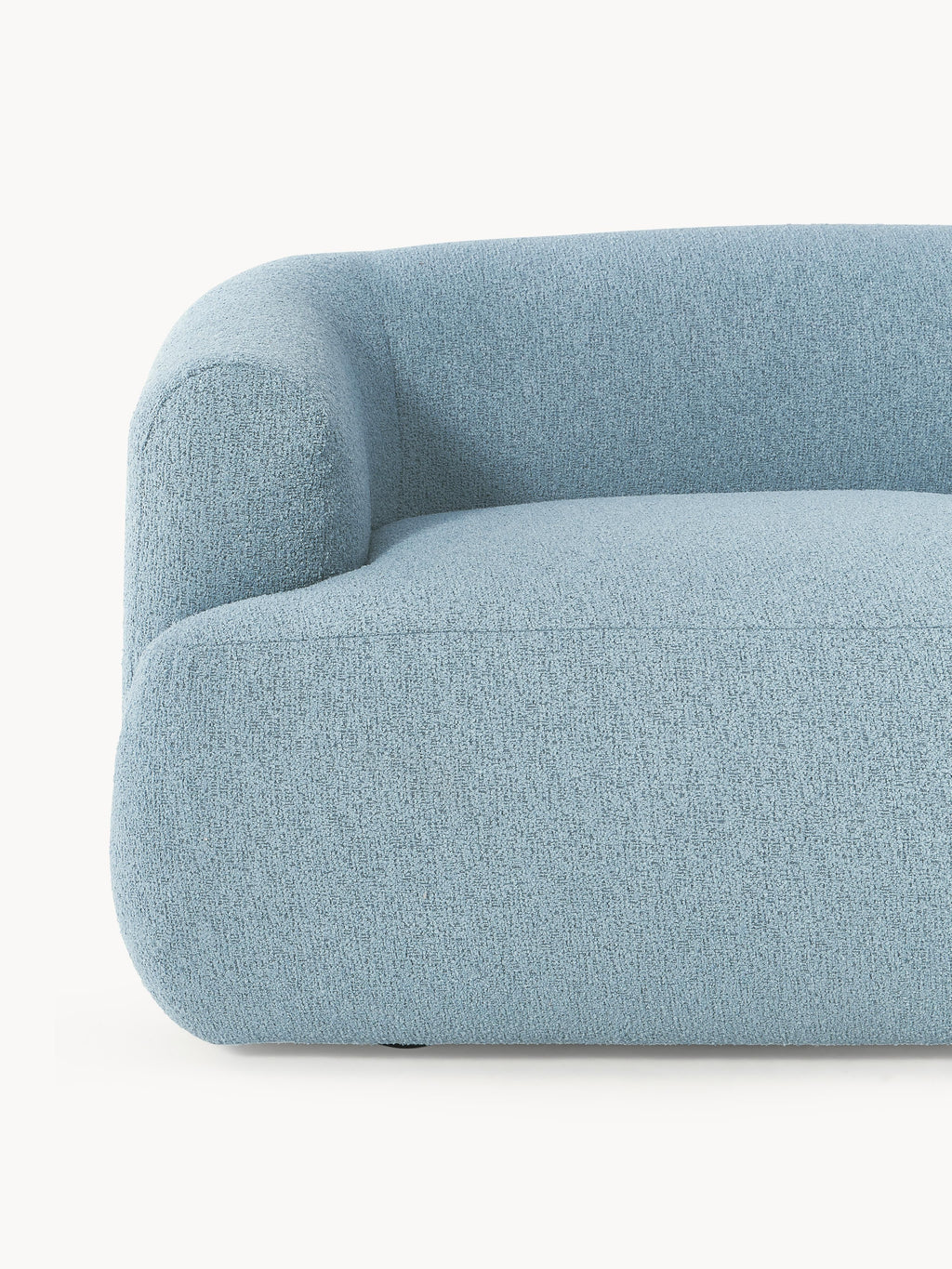 Modulares Bouclé-Ecksofa Sofia (4-Sitzer)