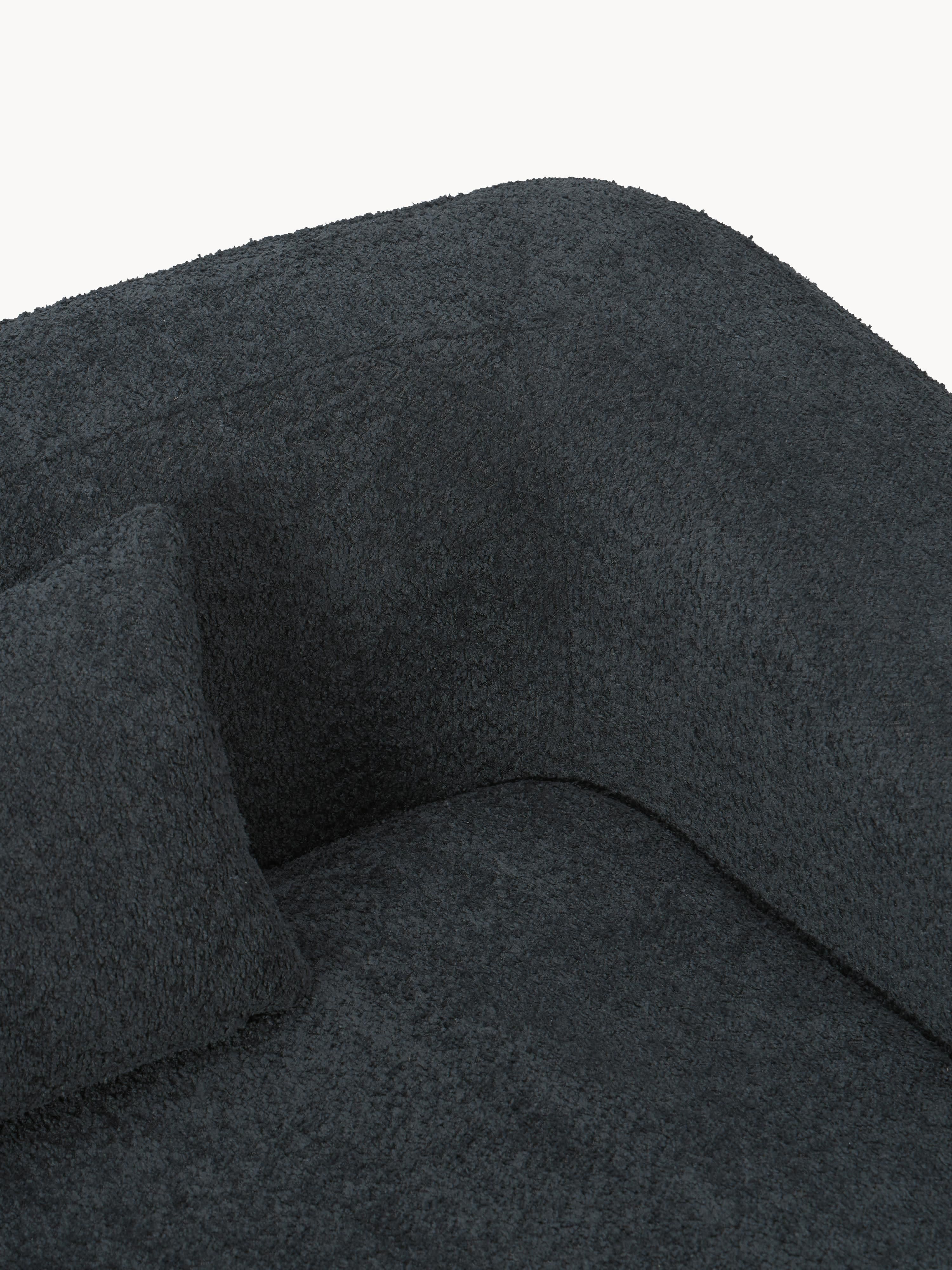 Schlafsofa Eliot (3-Sitzer) aus Teddy-Bouclé